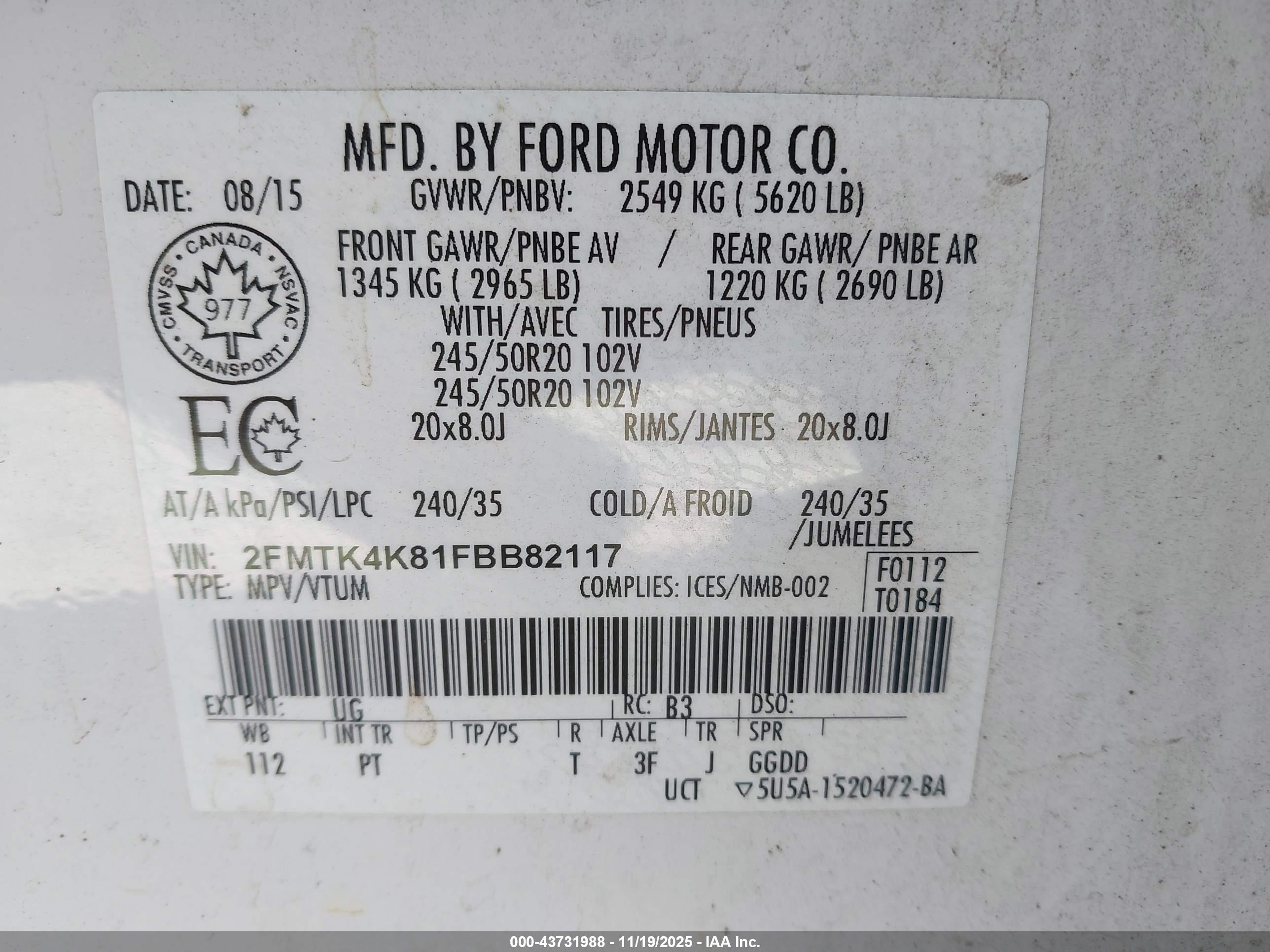 FORD EDGE image 9