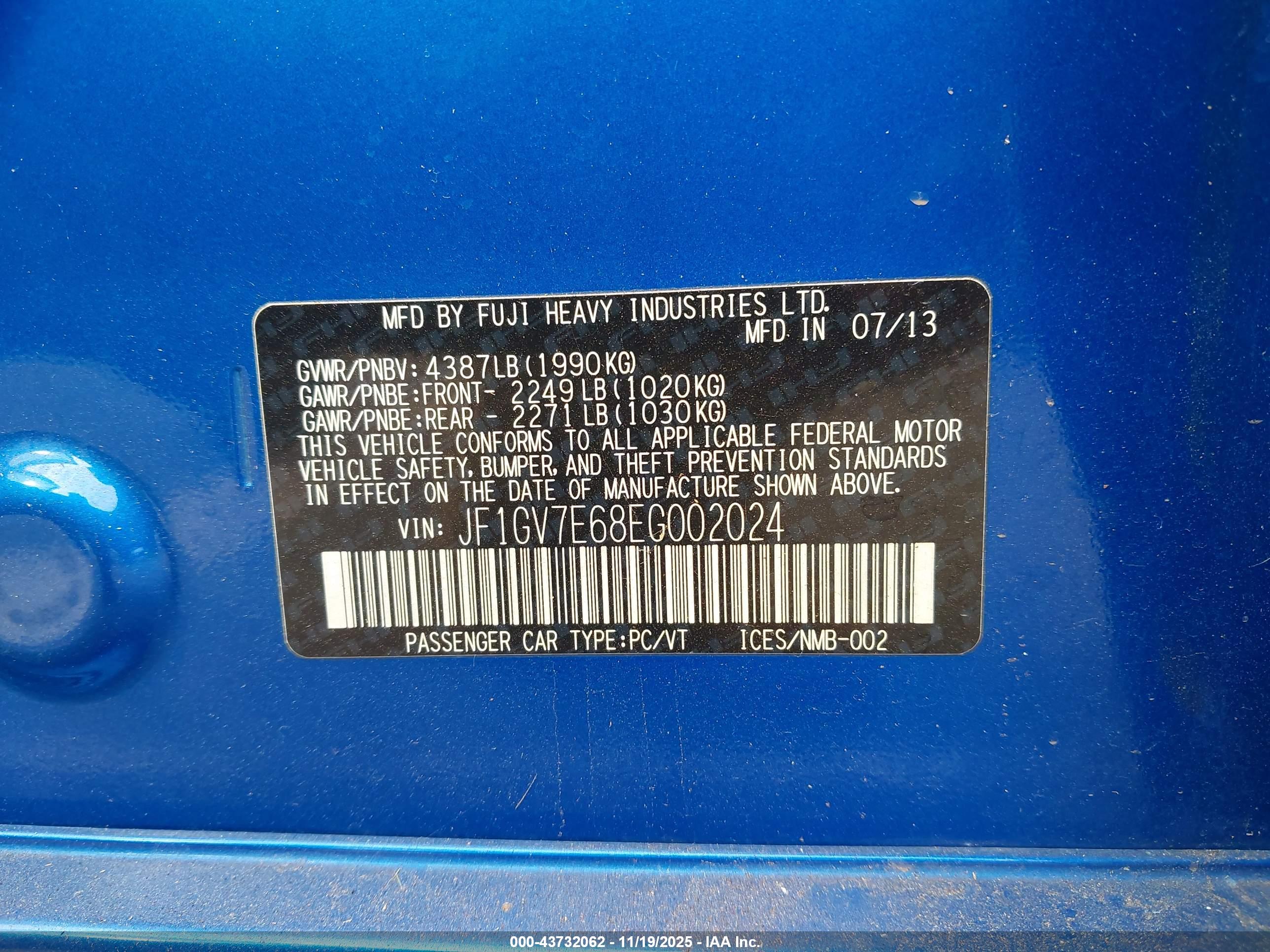 SUBARU IMPREZA image 9