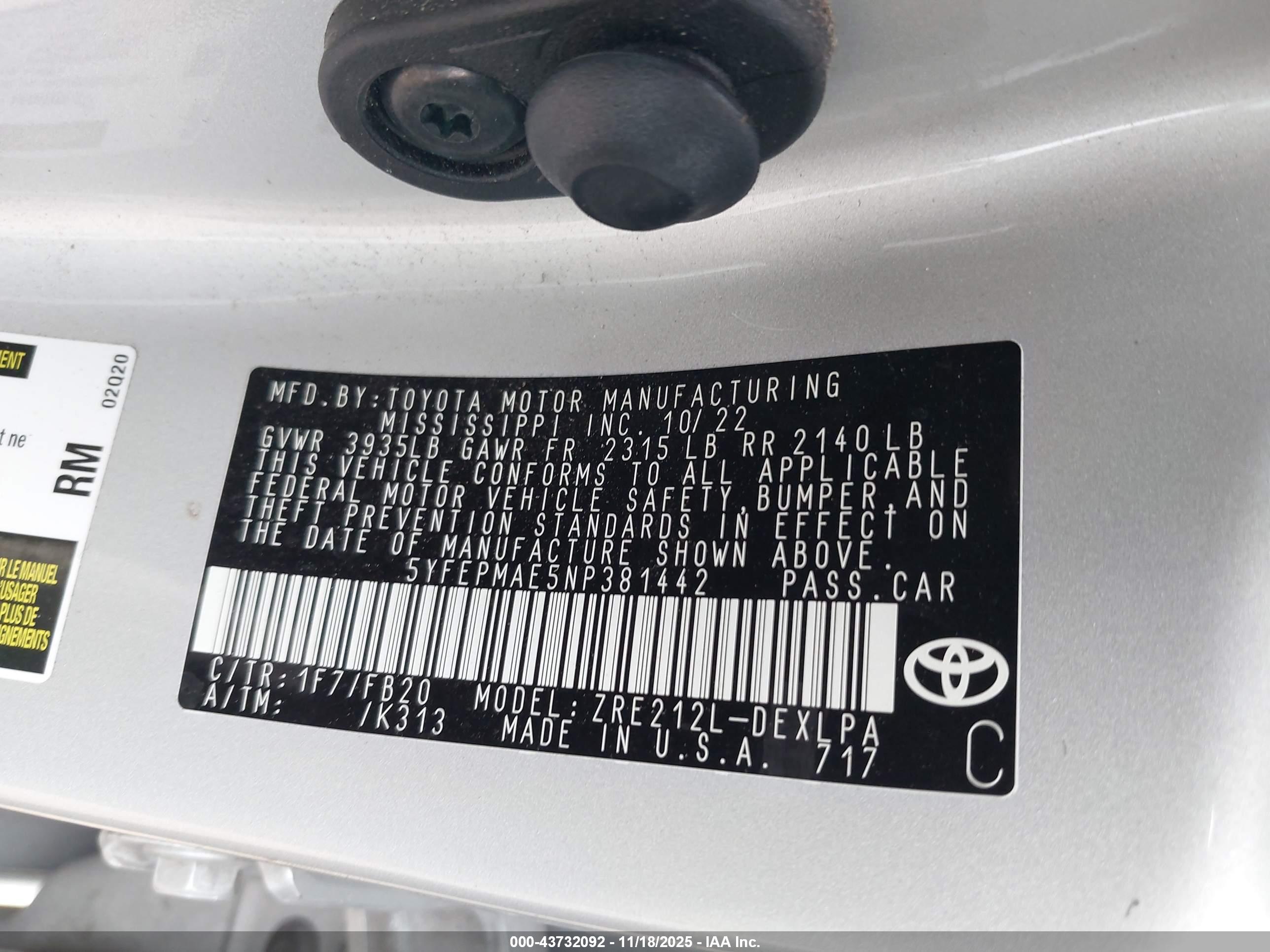 TOYOTA COROLLA image 9