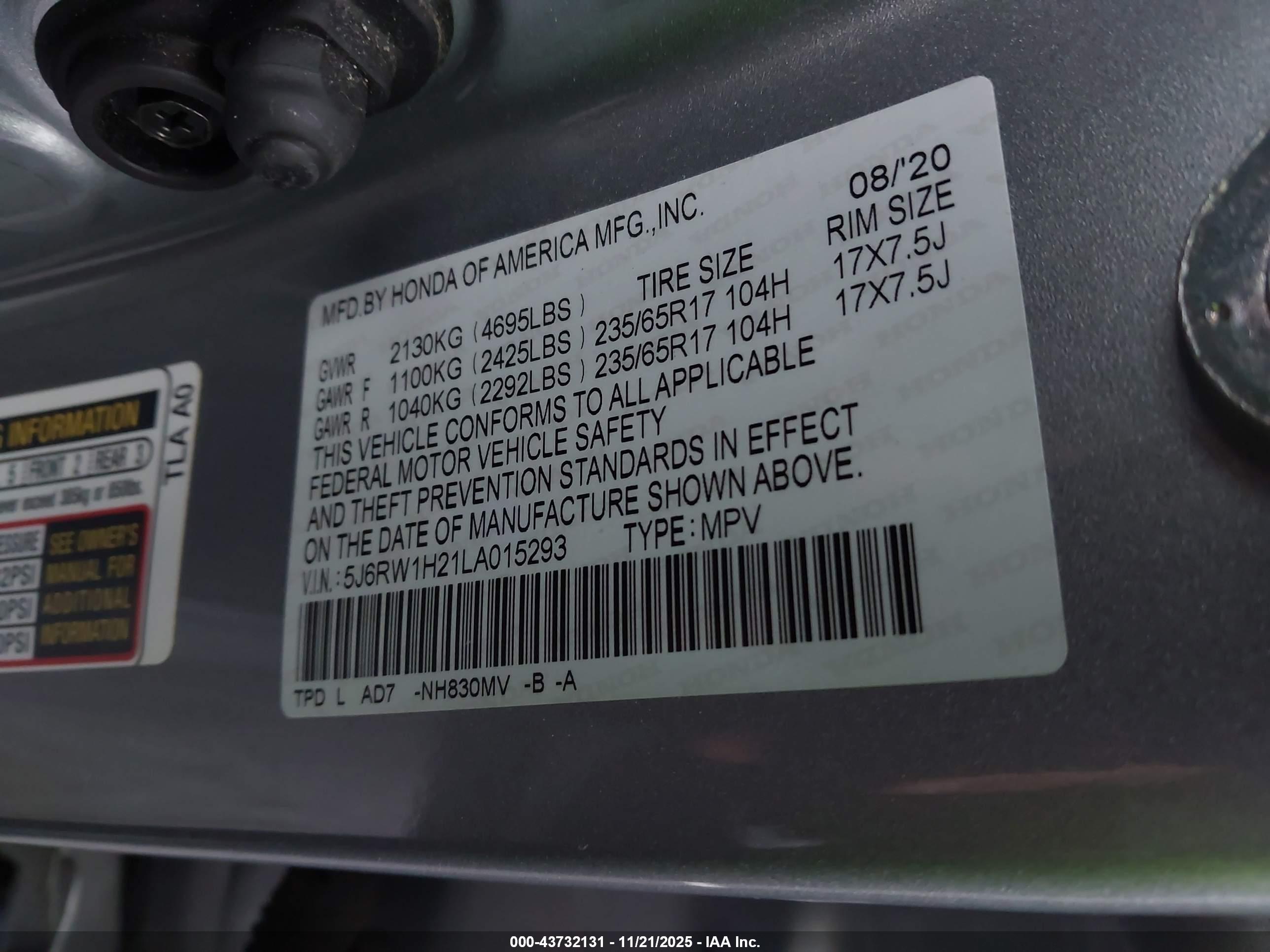 HONDA CR-V image 9