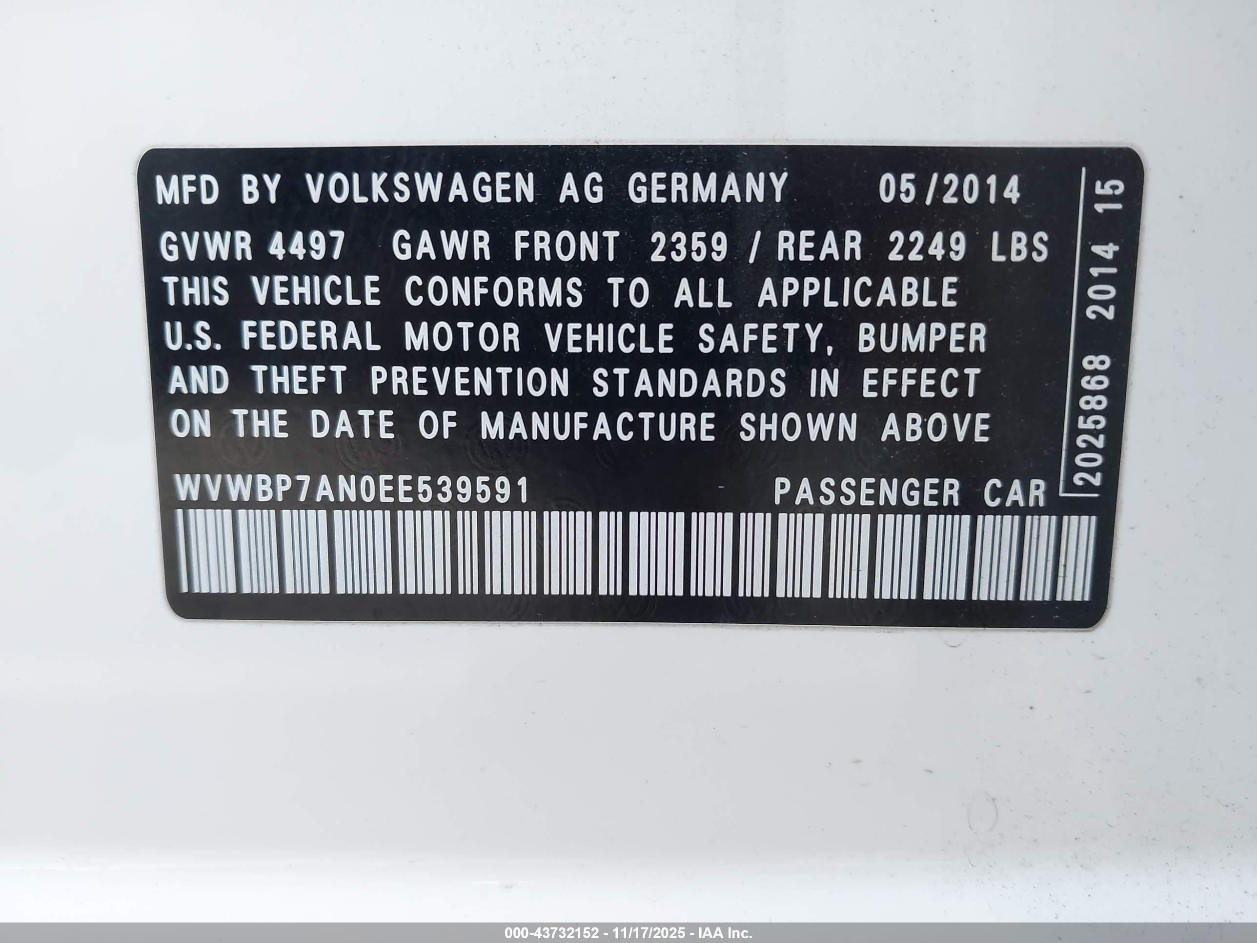 VOLKSWAGEN CC image 9