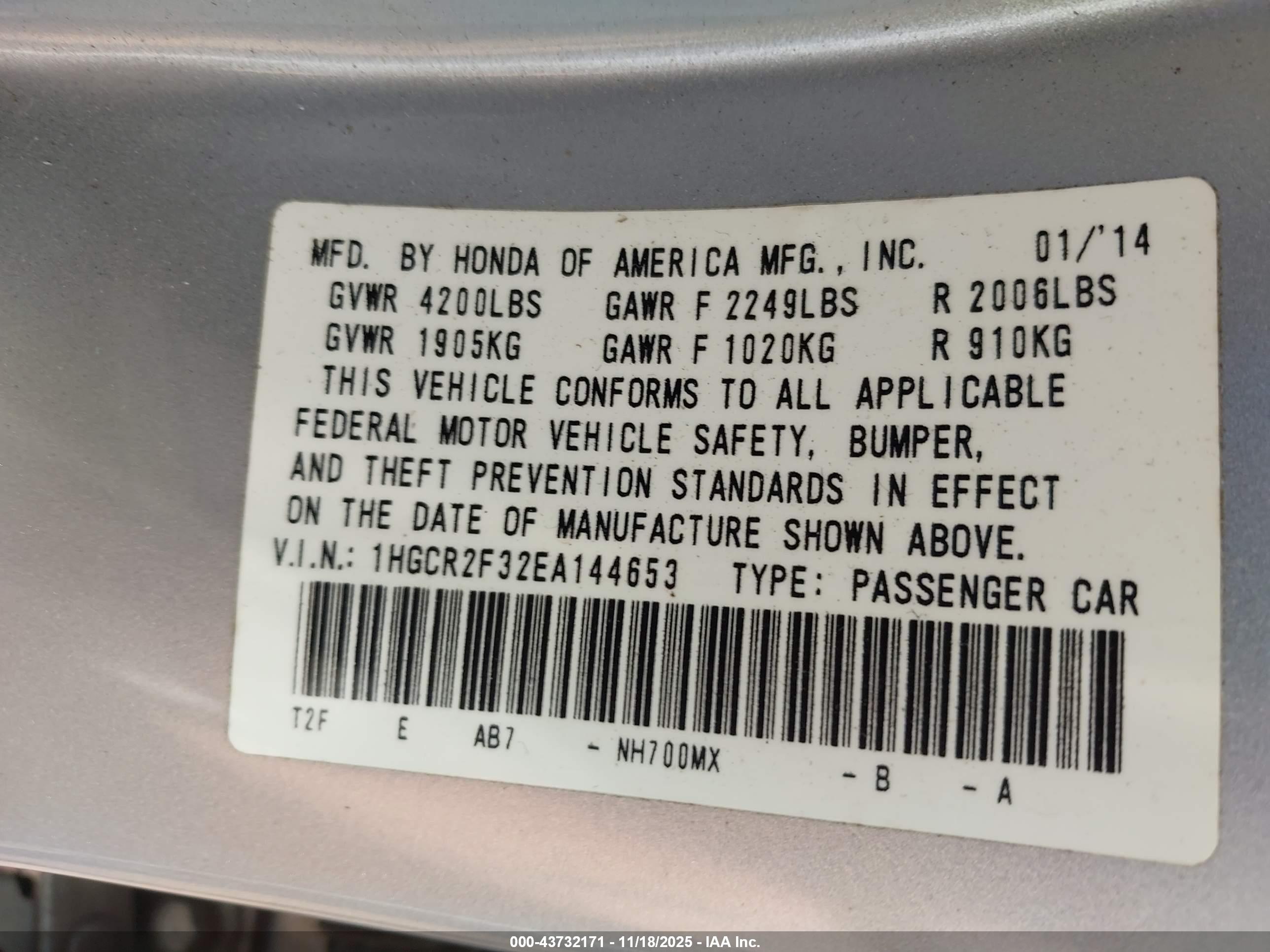 HONDA ACCORD image 9