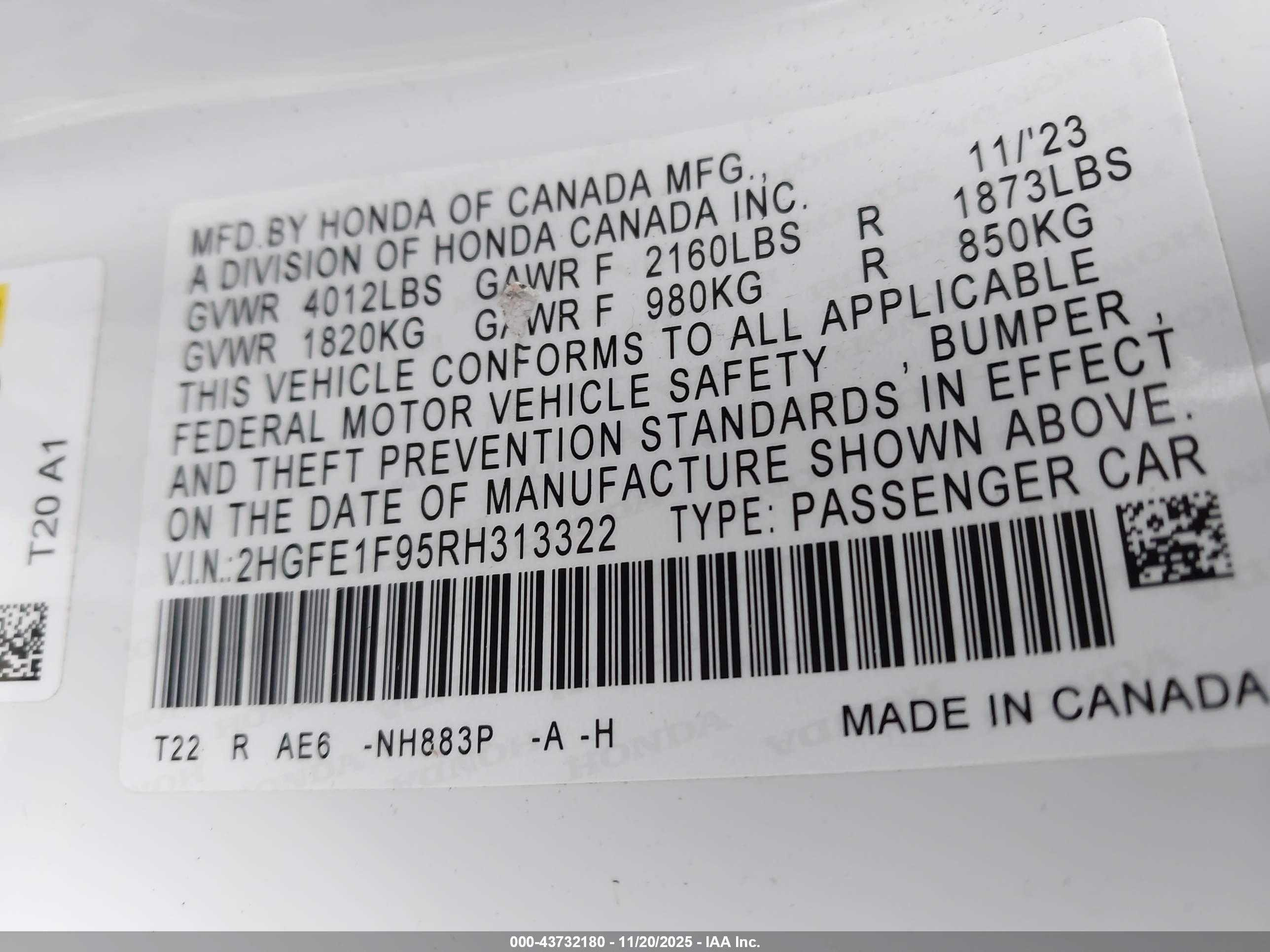 HONDA CIVIC image 9