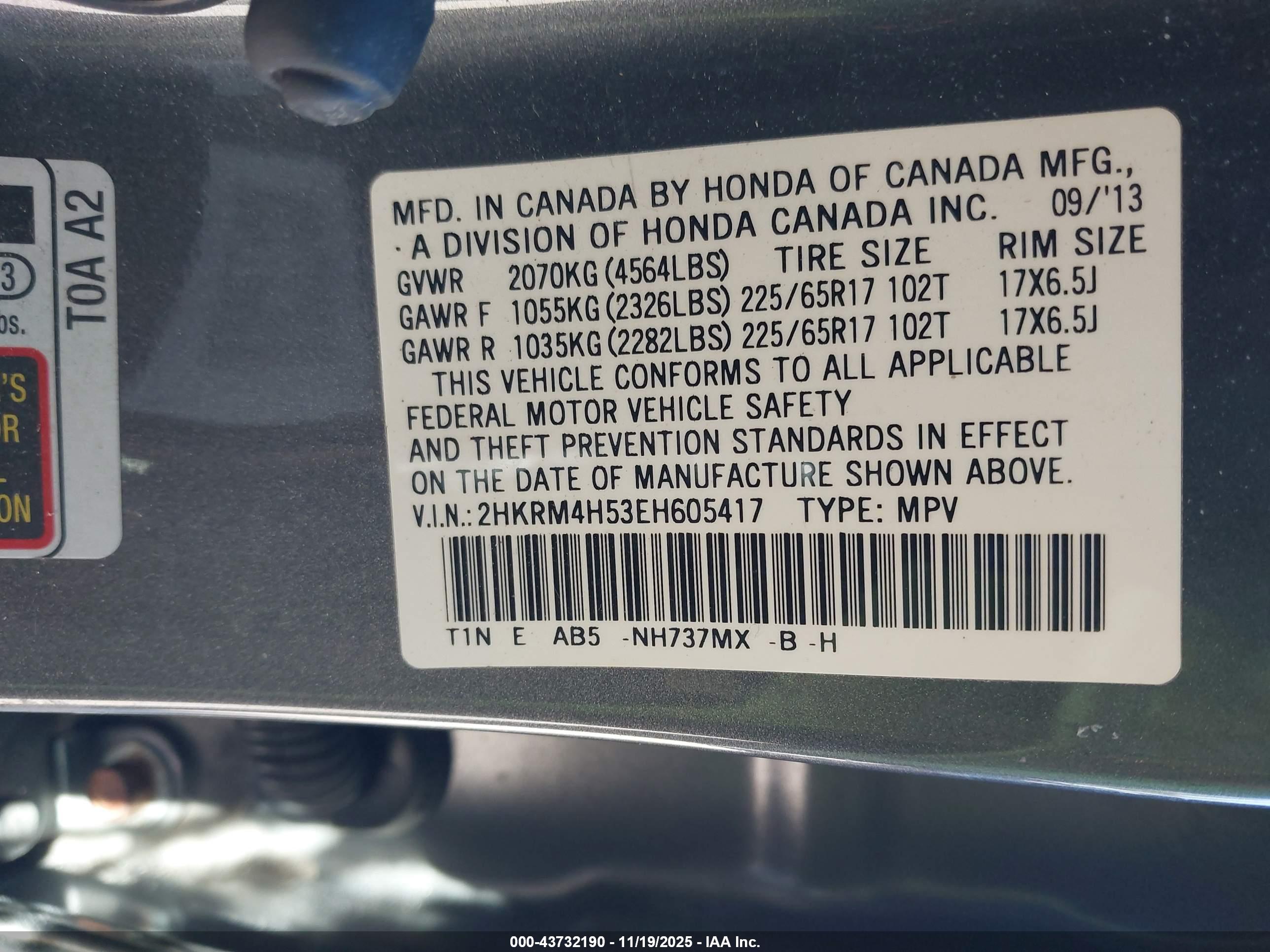 HONDA CR-V image 9