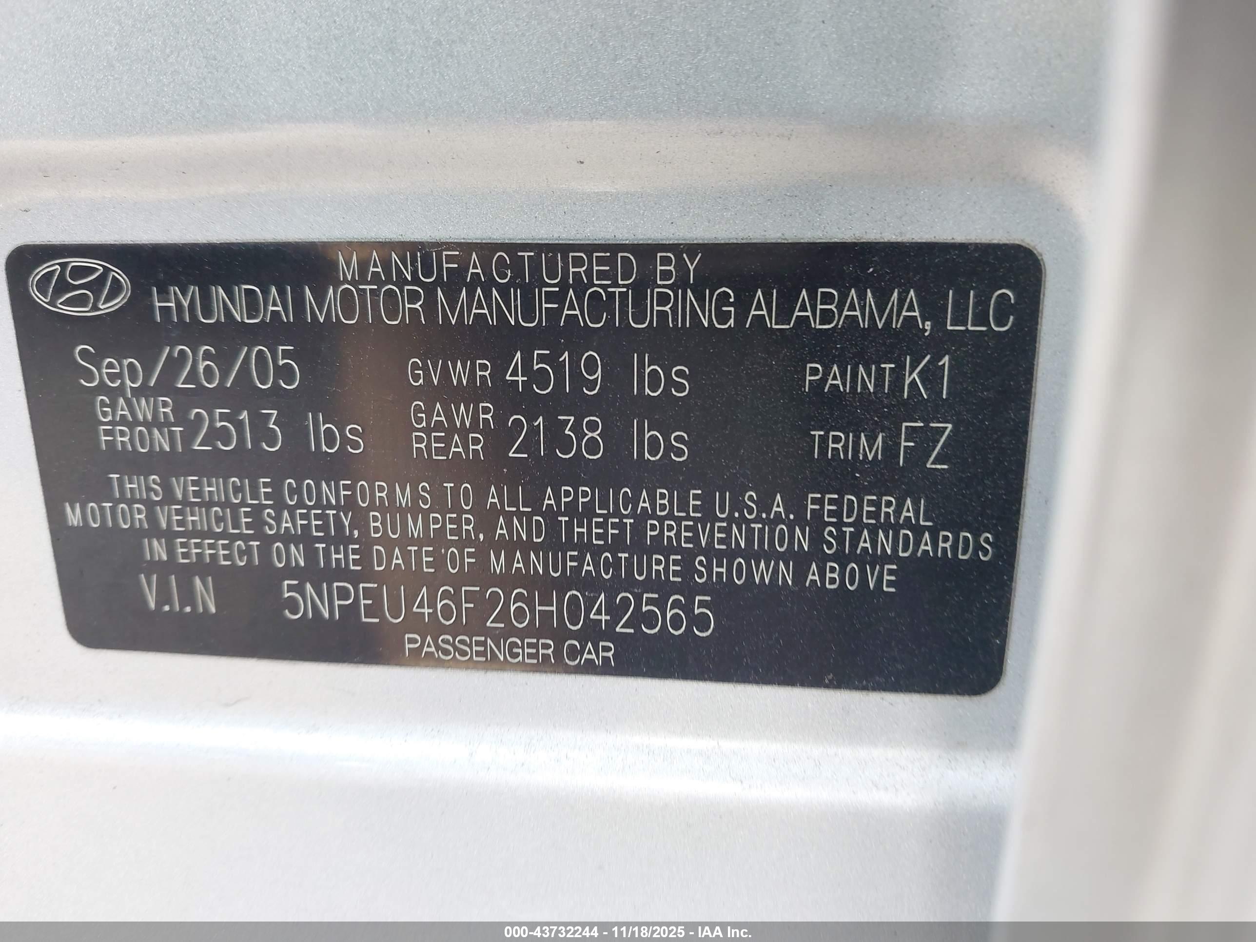 HYUNDAI SONATA image 9