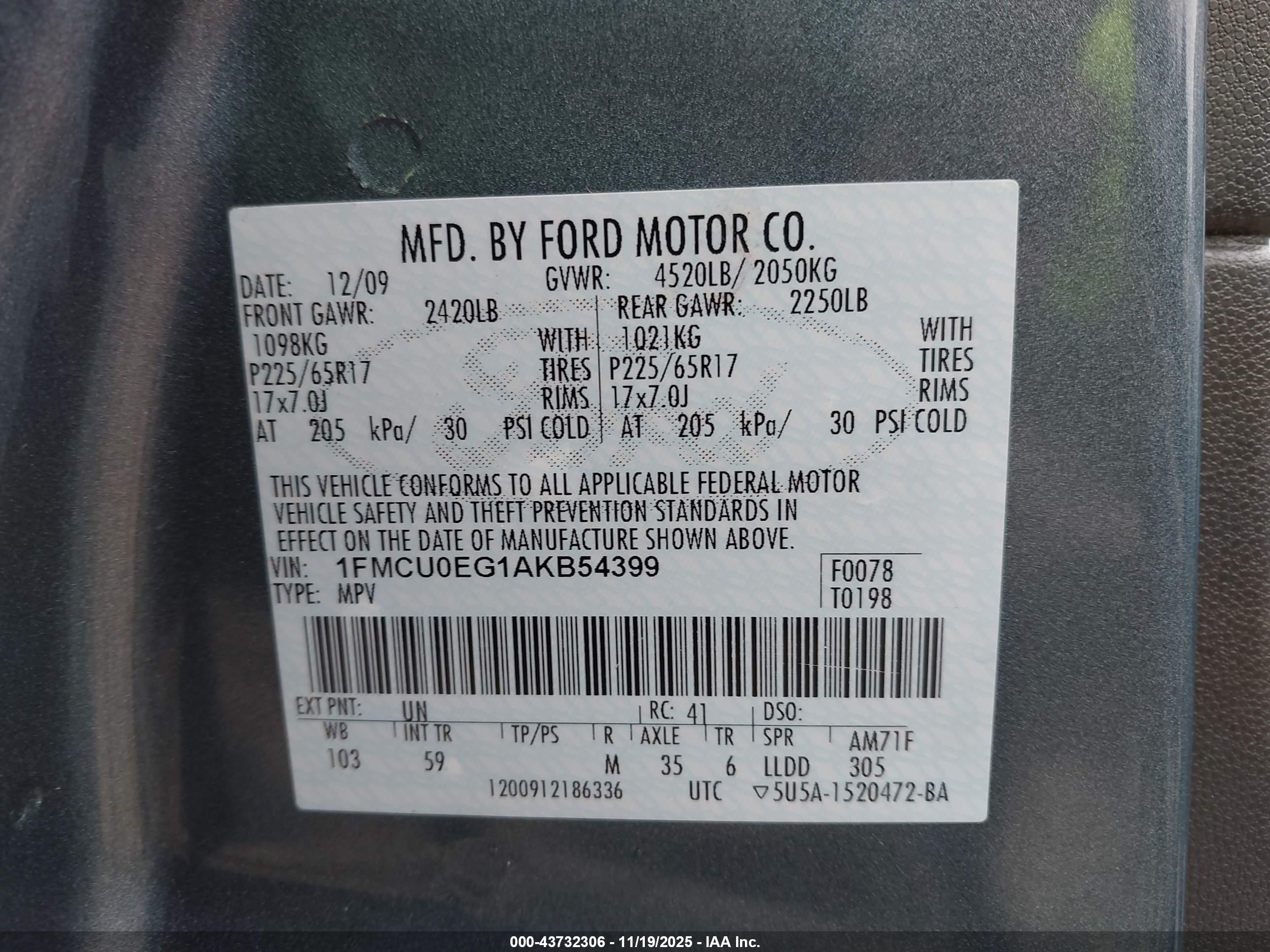 FORD ESCAPE image 9