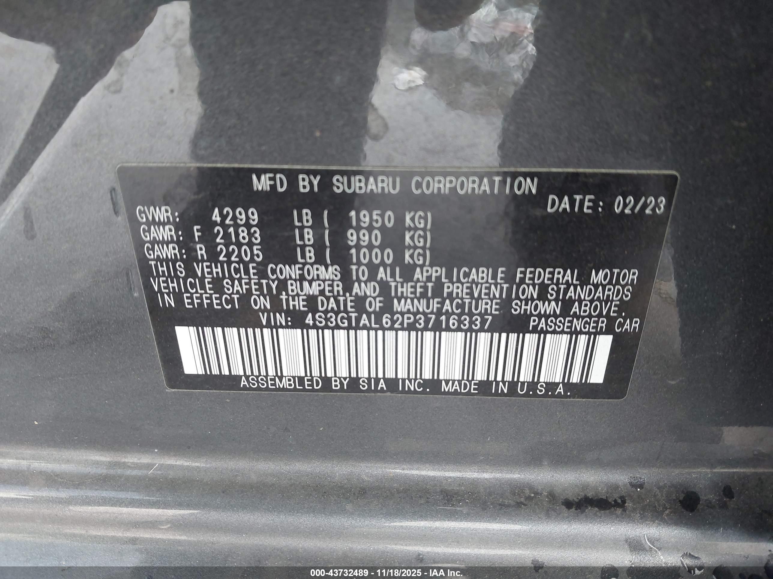 SUBARU IMPREZA image 9