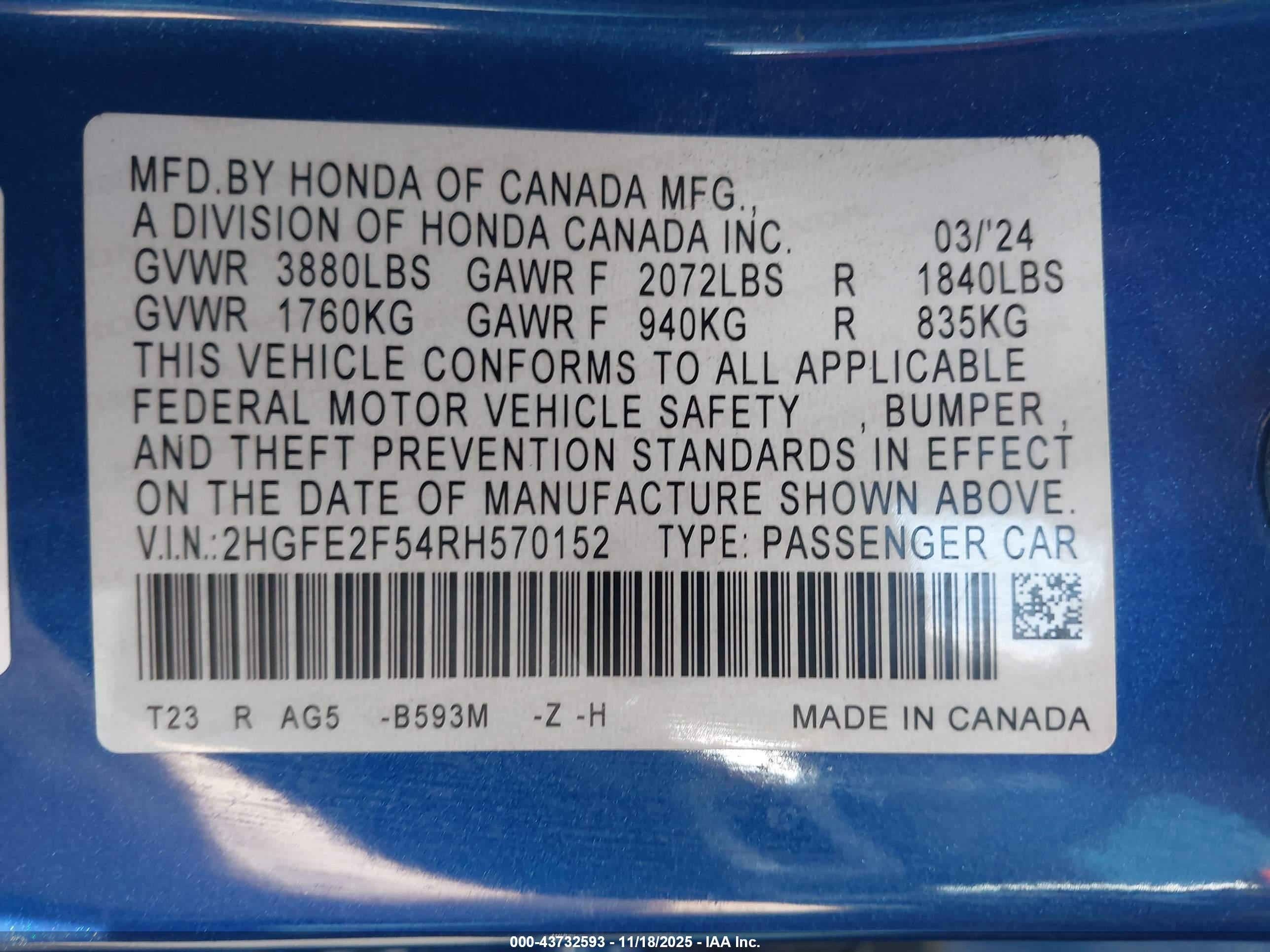 HONDA CIVIC image 9