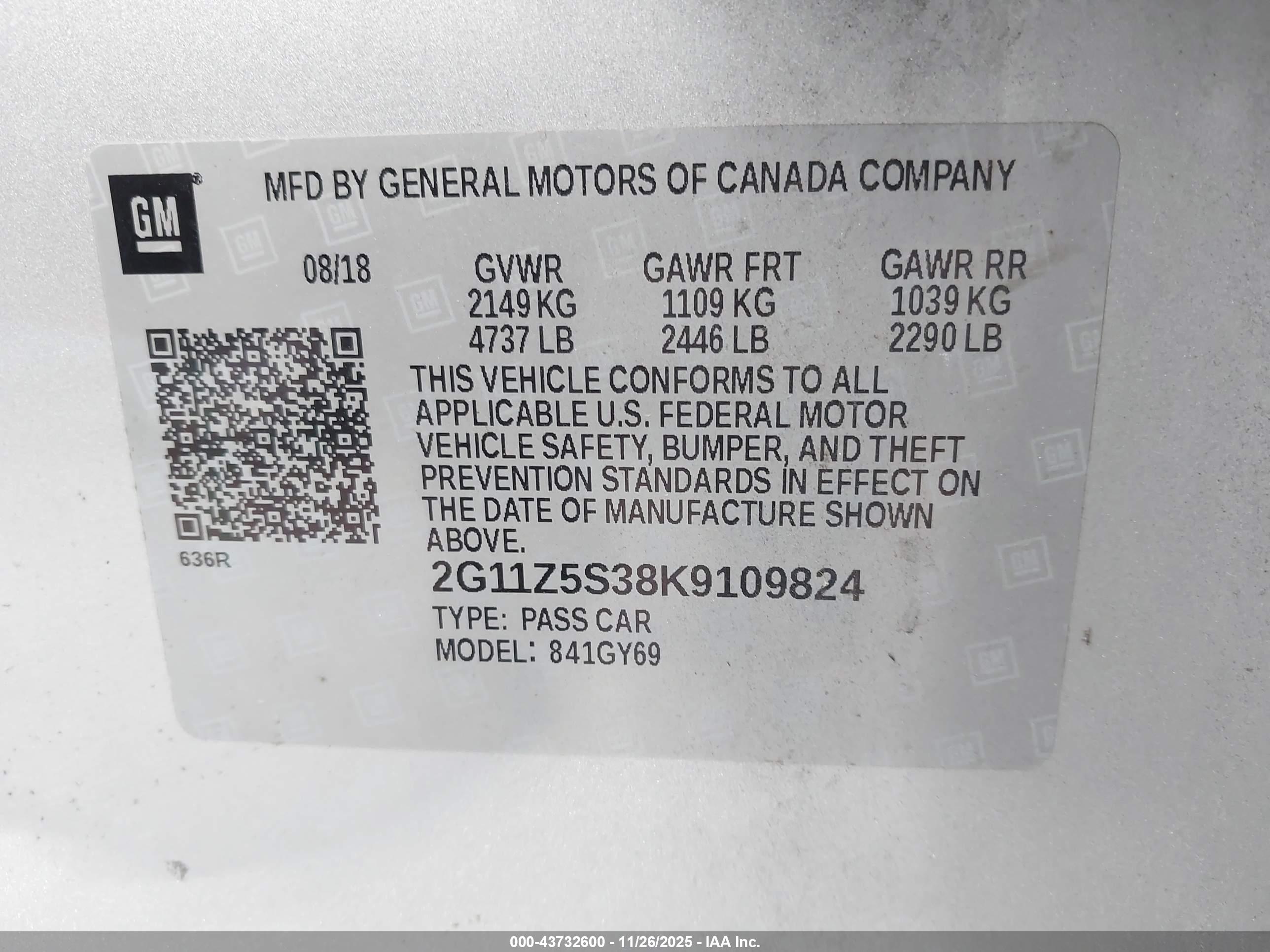 CHEVROLET IMPALA image 9