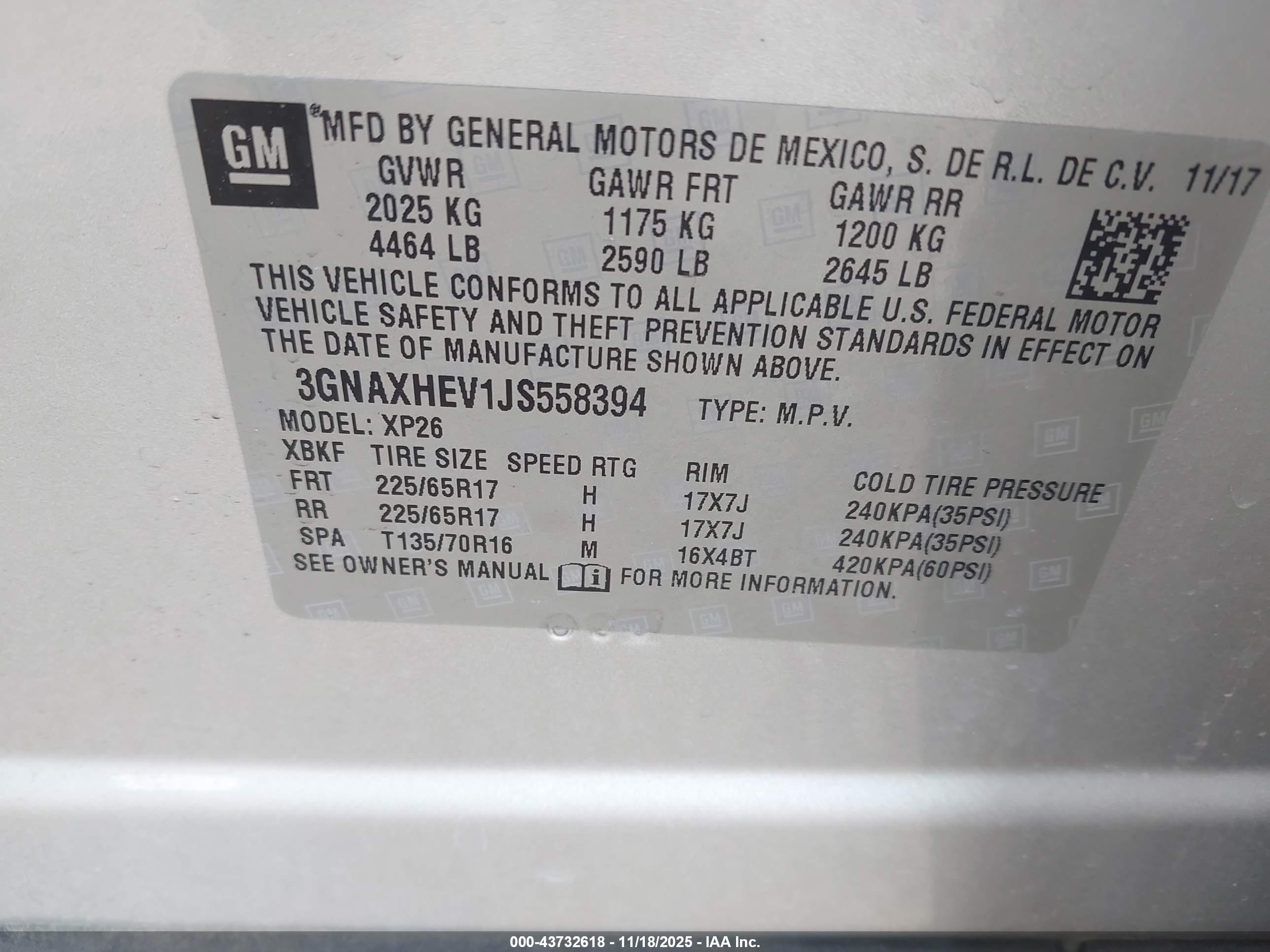 CHEVROLET EQUINOX image 9