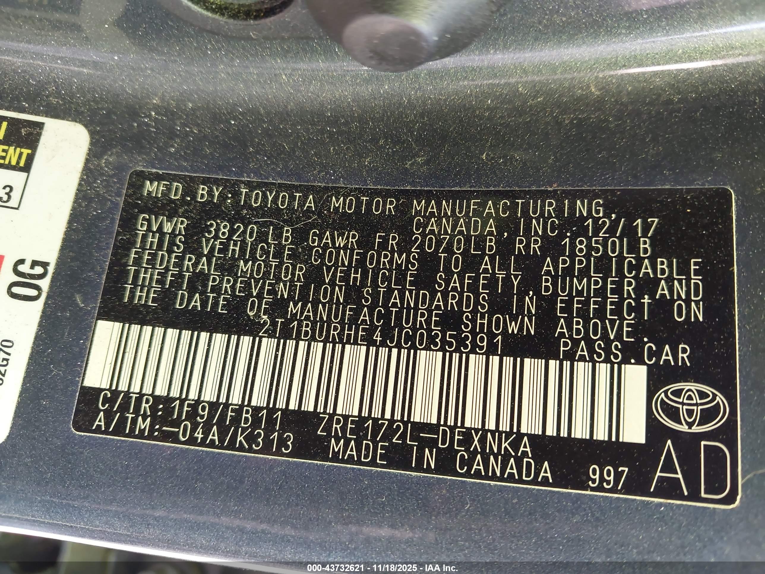 TOYOTA COROLLA image 9