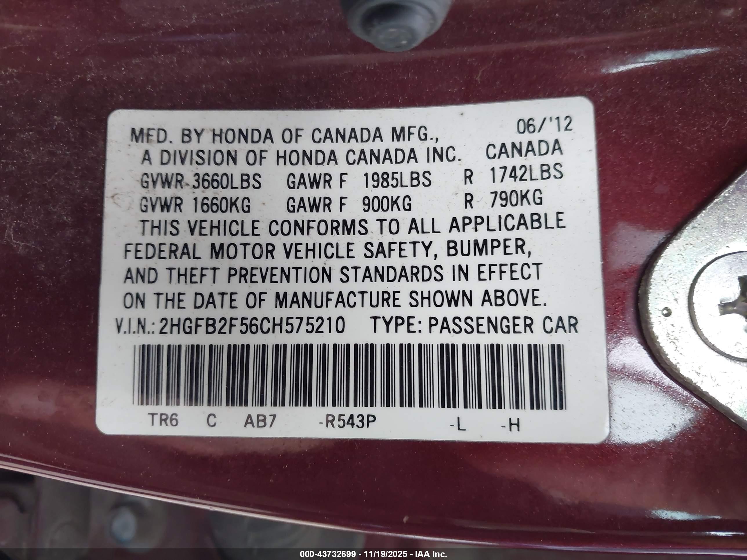 HONDA CIVIC image 9