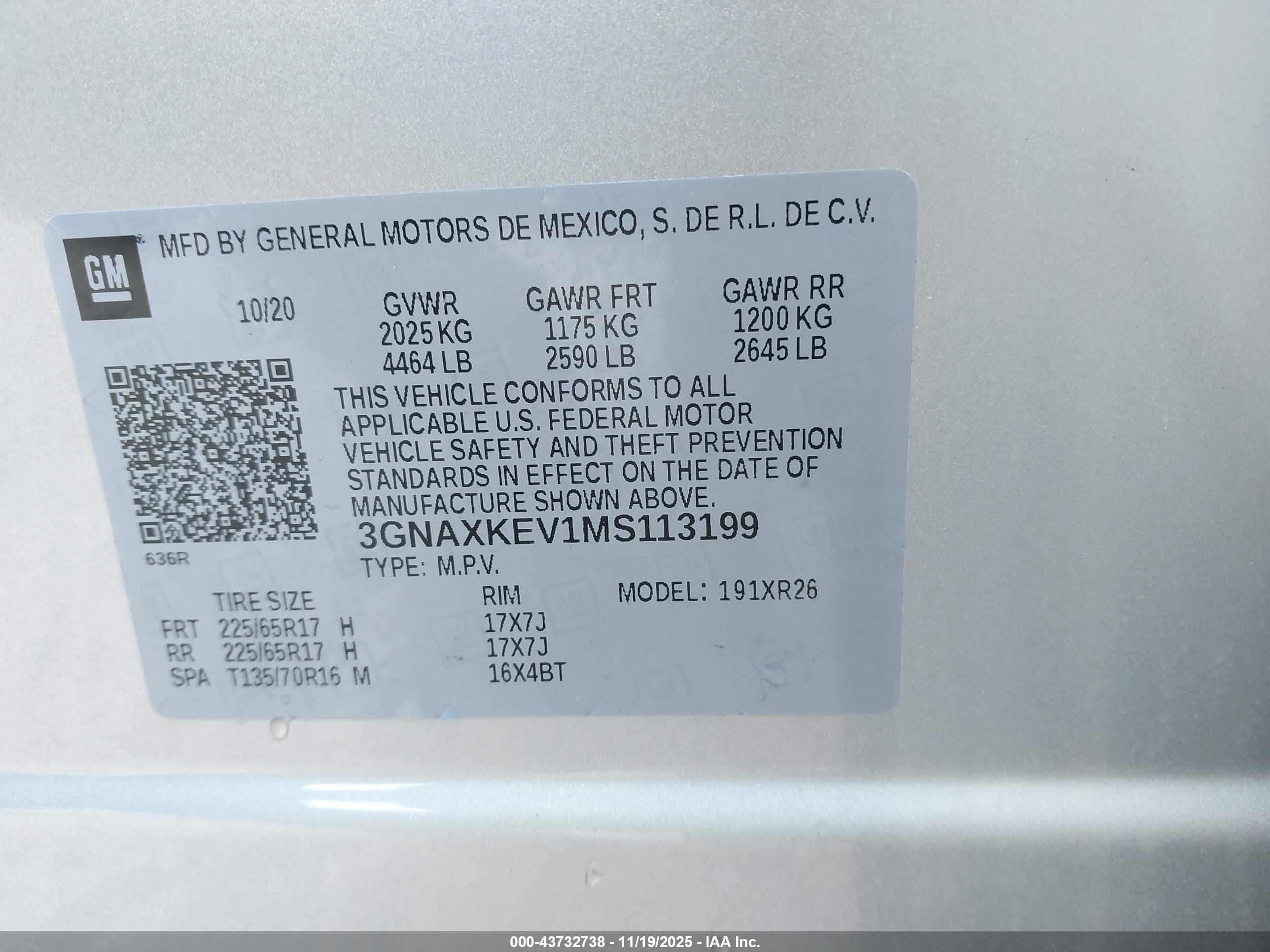 CHEVROLET EQUINOX image 9
