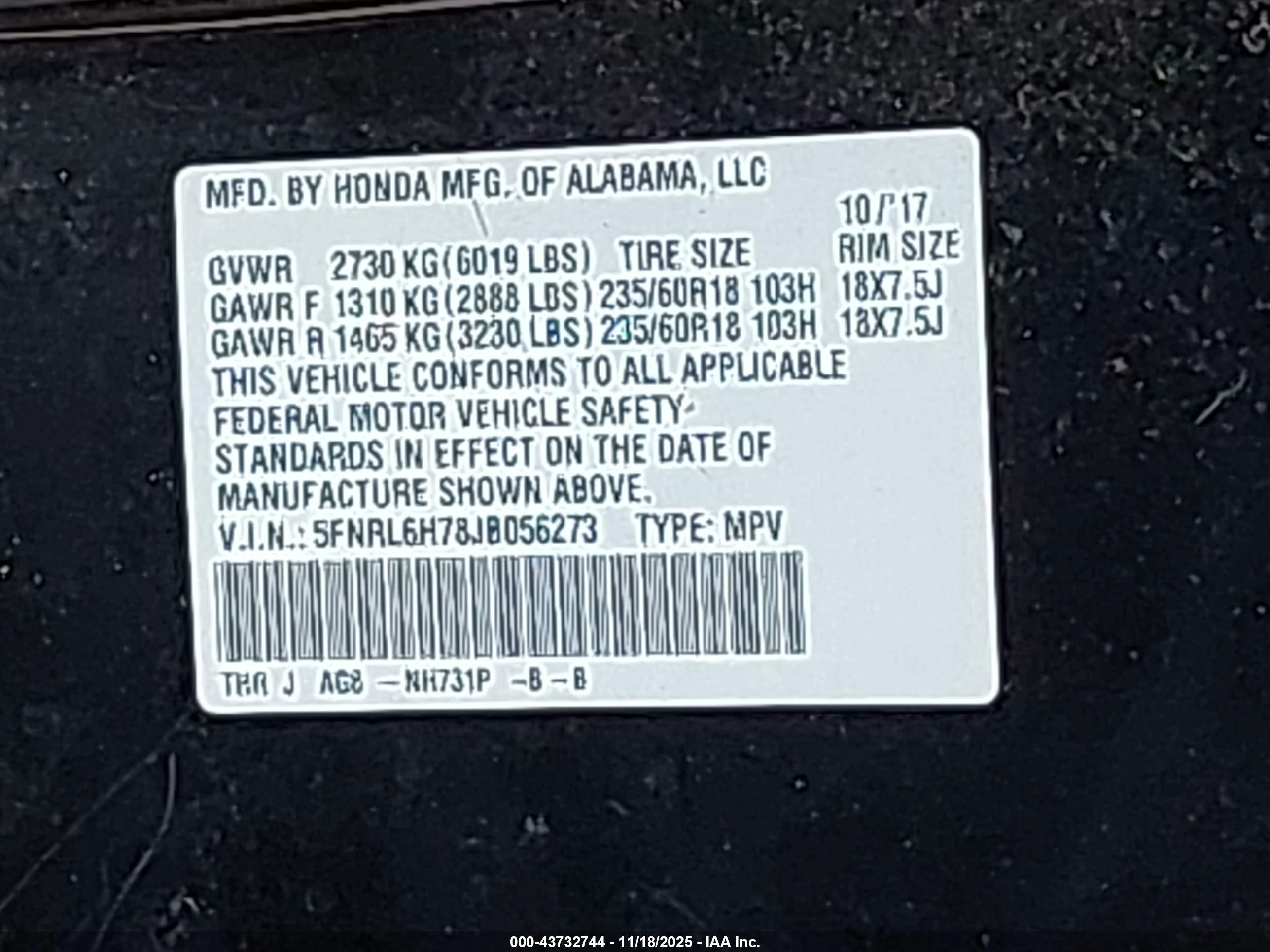 HONDA ODYSSEY image 9
