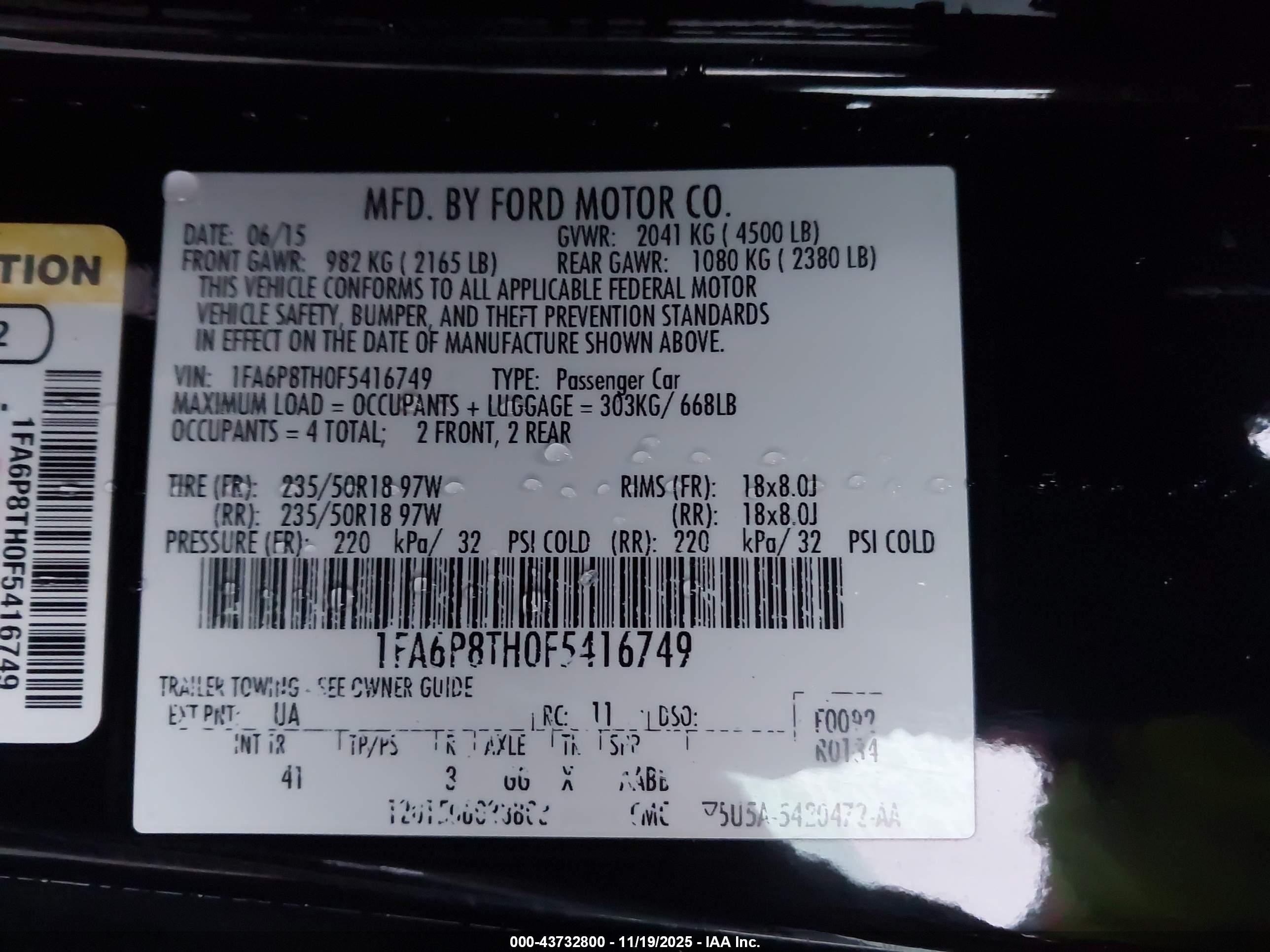 FORD MUSTANG image 9