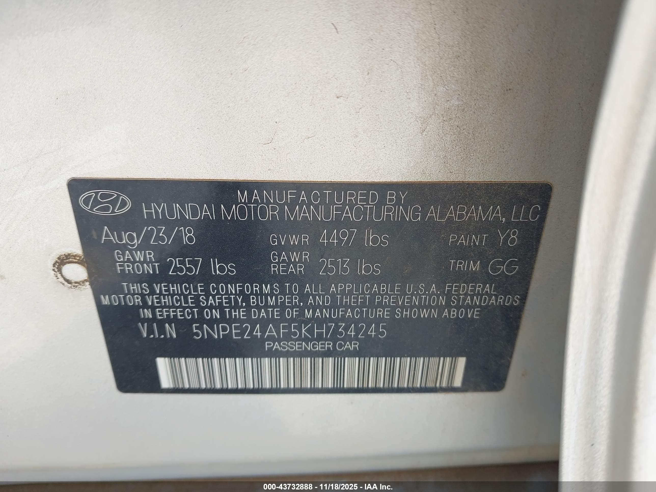 HYUNDAI SONATA image 9