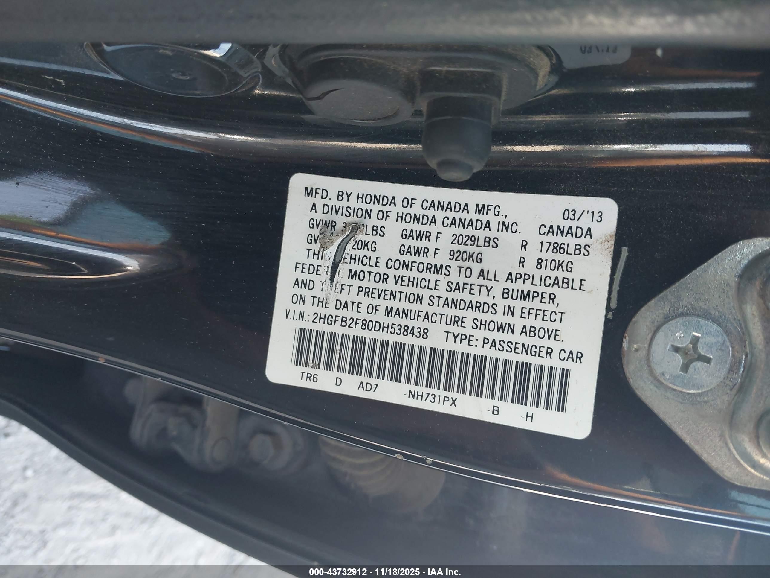 HONDA CIVIC image 9