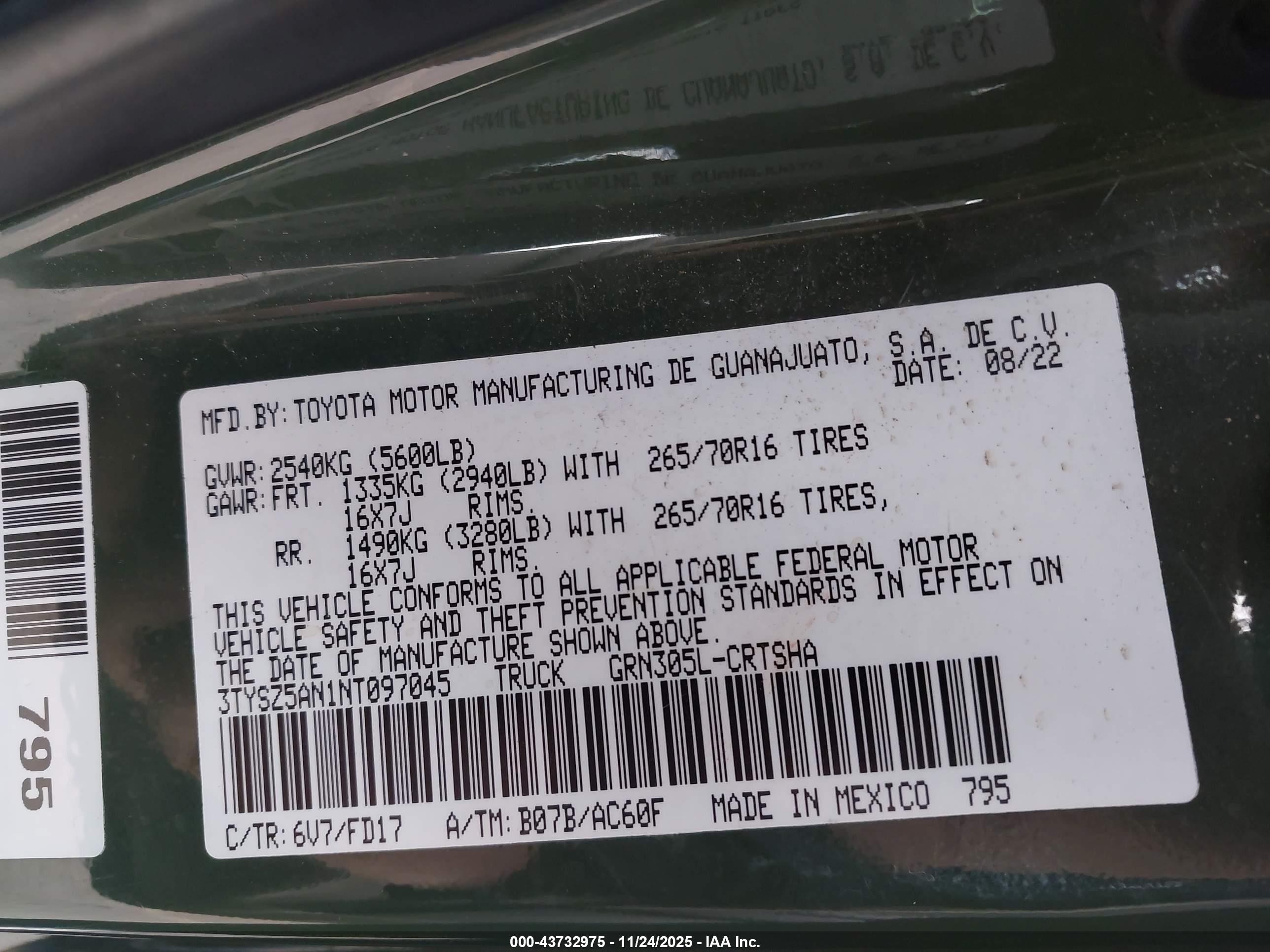 TOYOTA TACOMA image 9