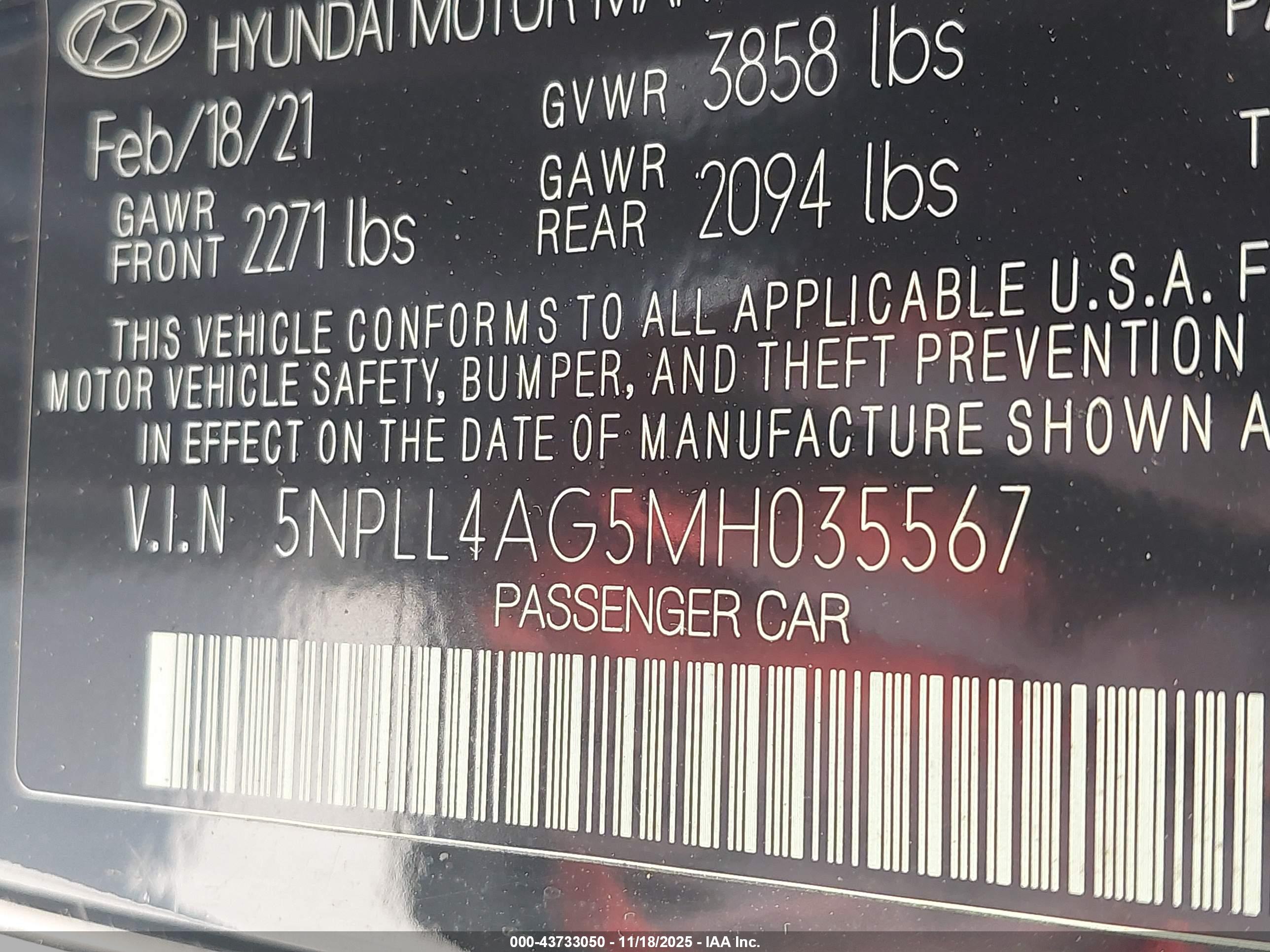 HYUNDAI ELANTRA image 9