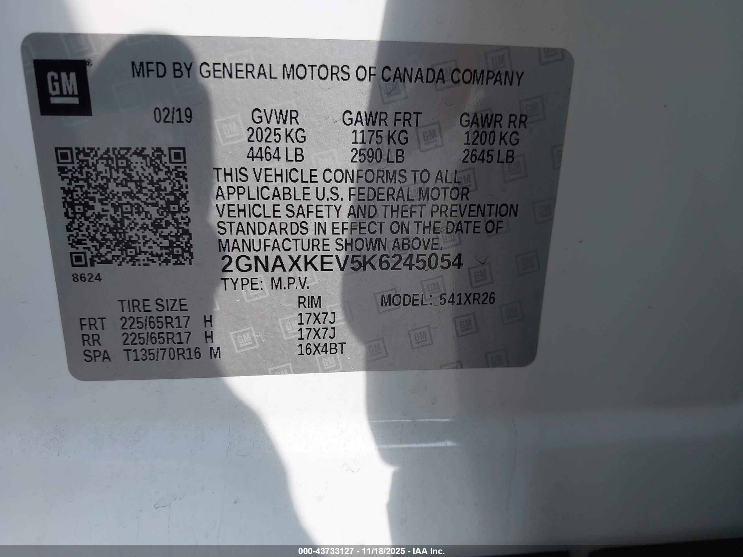 CHEVROLET EQUINOX image 9