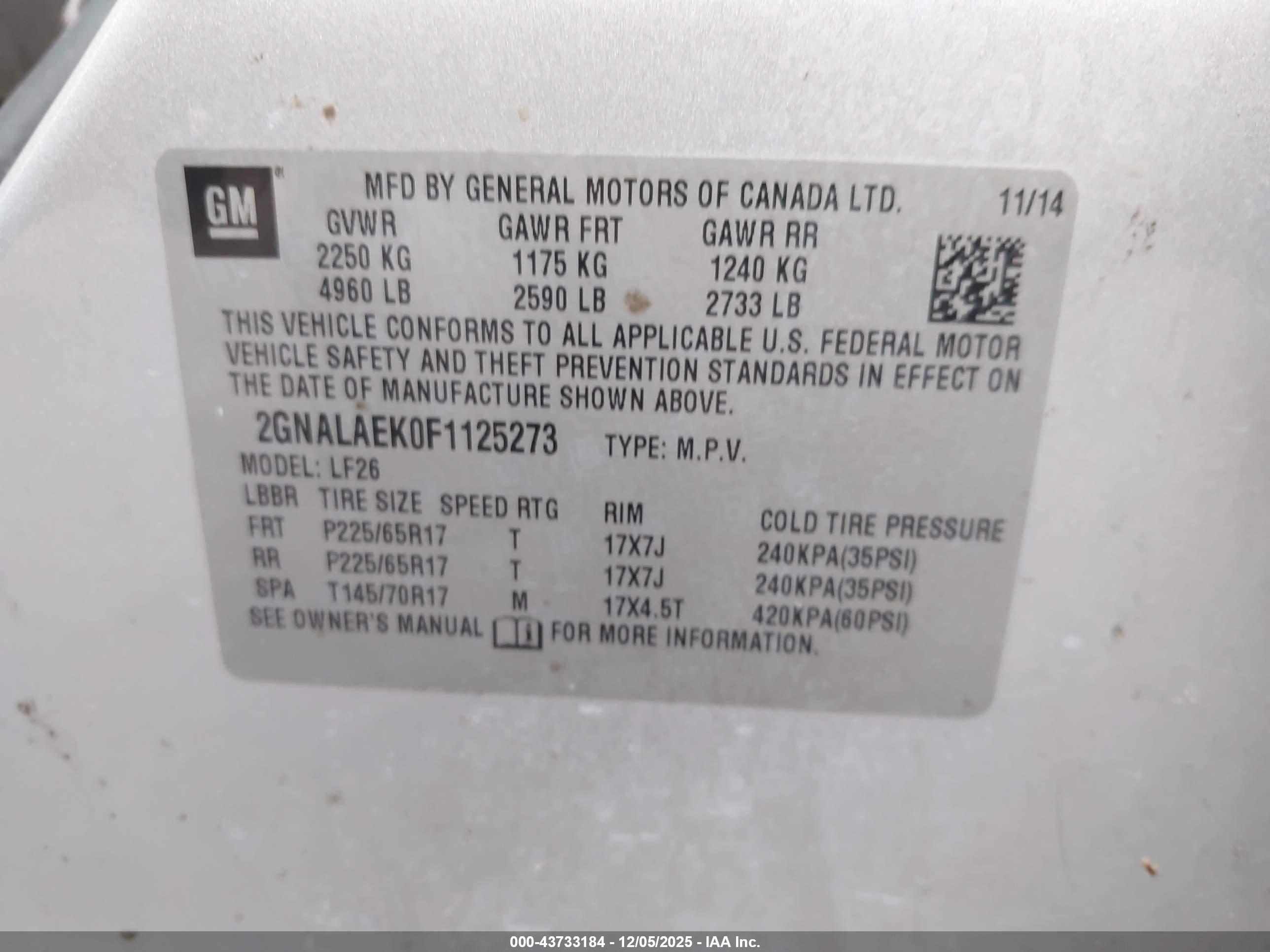 CHEVROLET EQUINOX image 9