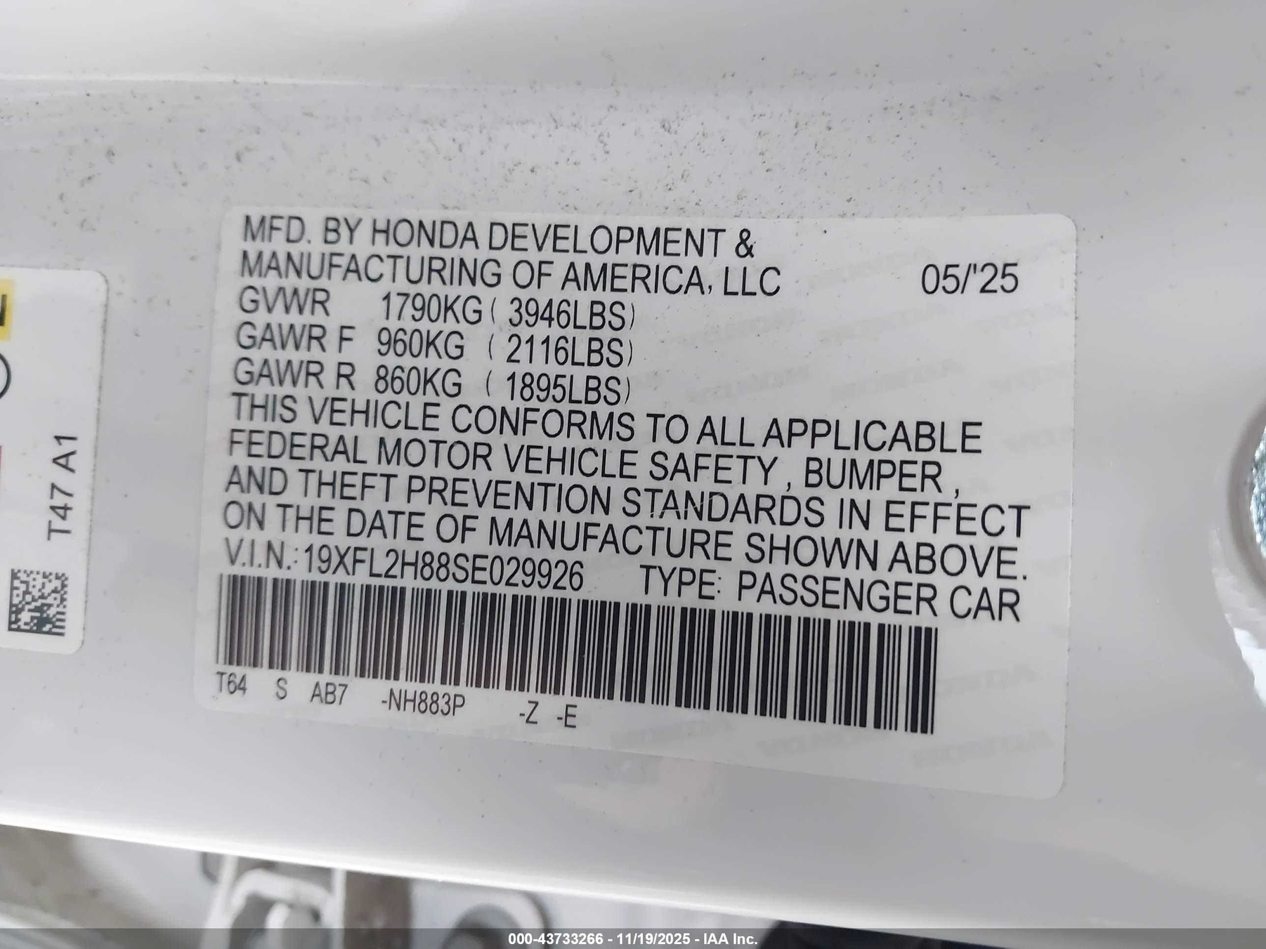 HONDA CIVIC image 9