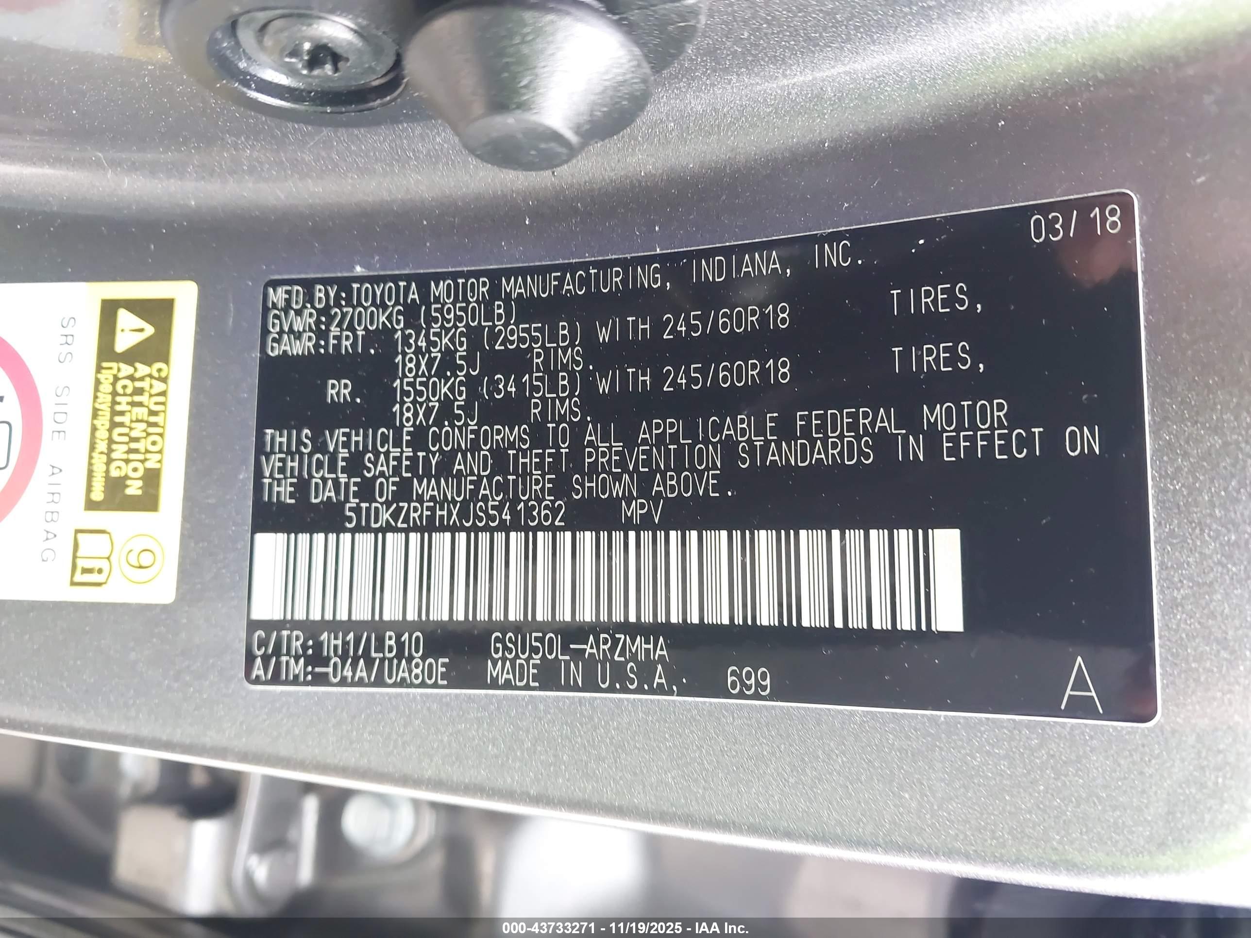 TOYOTA HIGHLANDER image 9