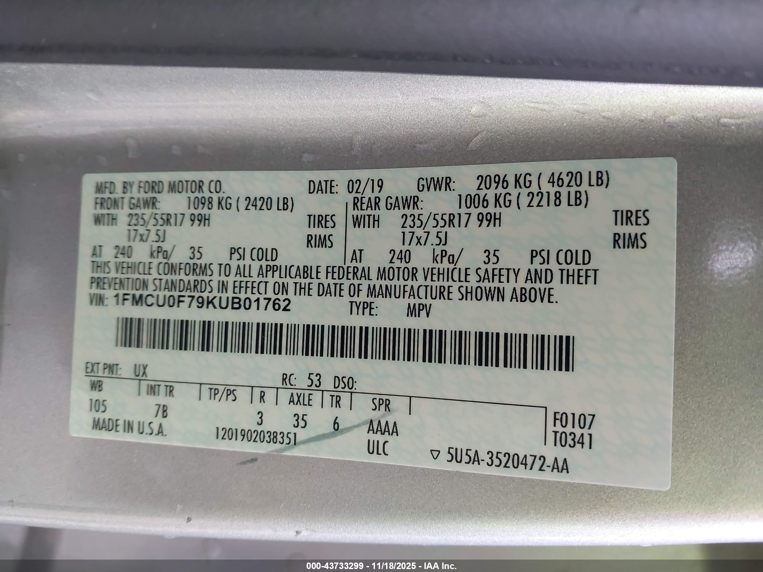 FORD ESCAPE image 9