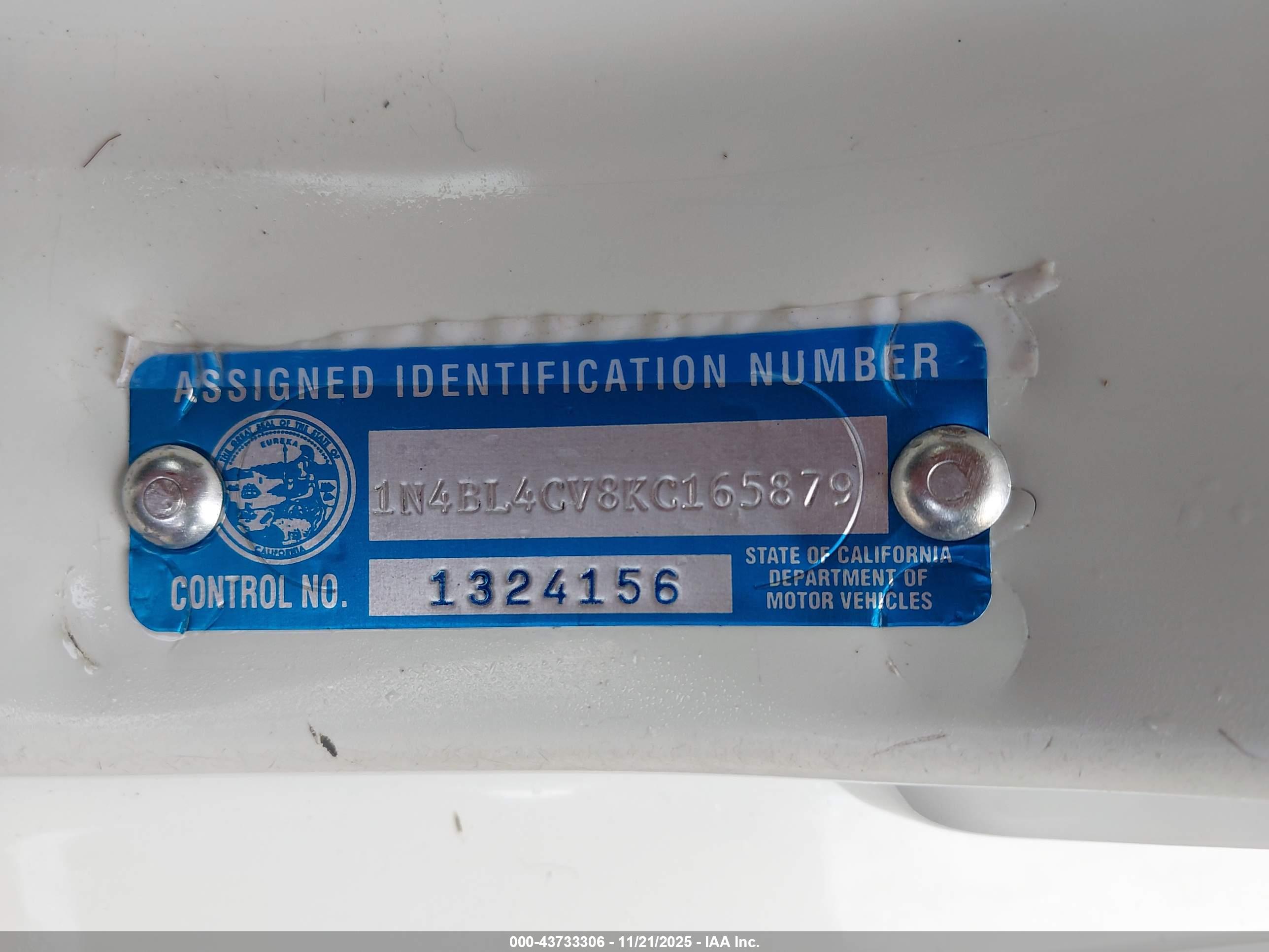 NISSAN ALTIMA image 9