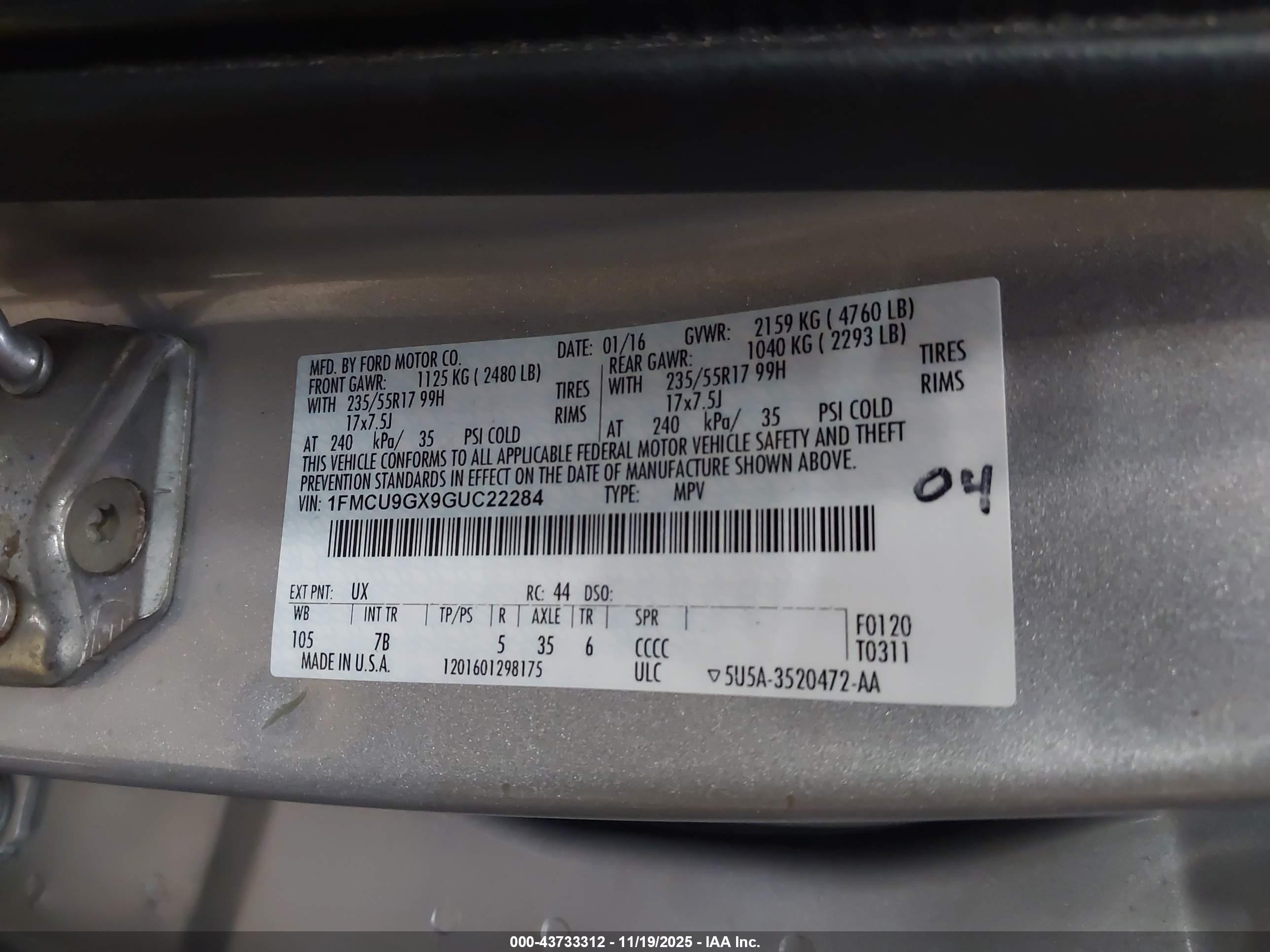 FORD ESCAPE image 9