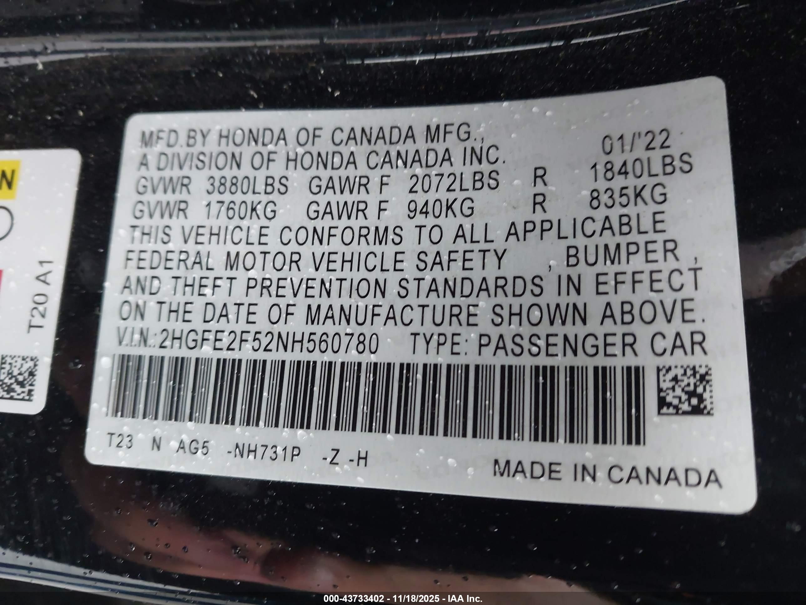 HONDA CIVIC image 9