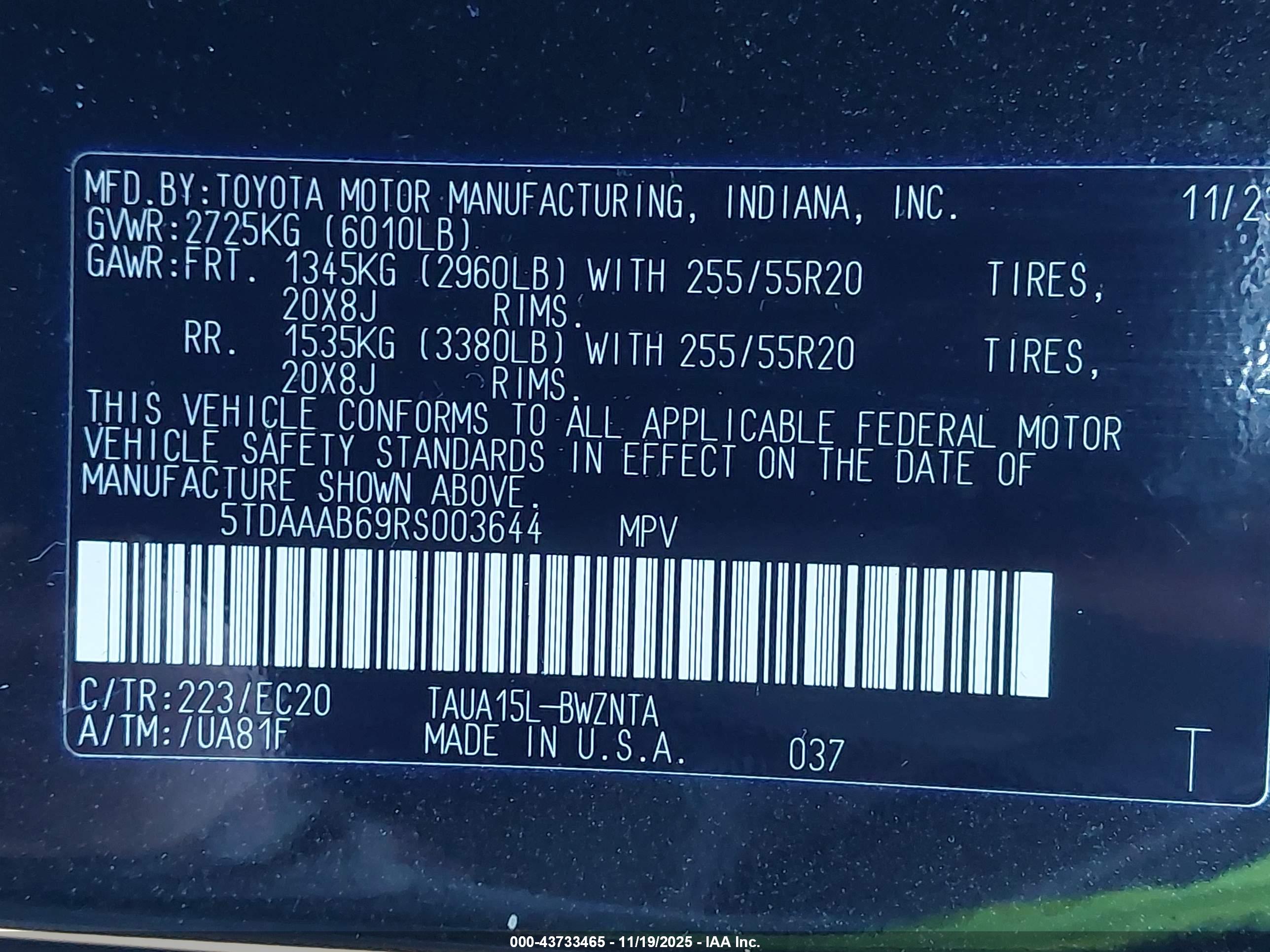 LEXUS TX image 9