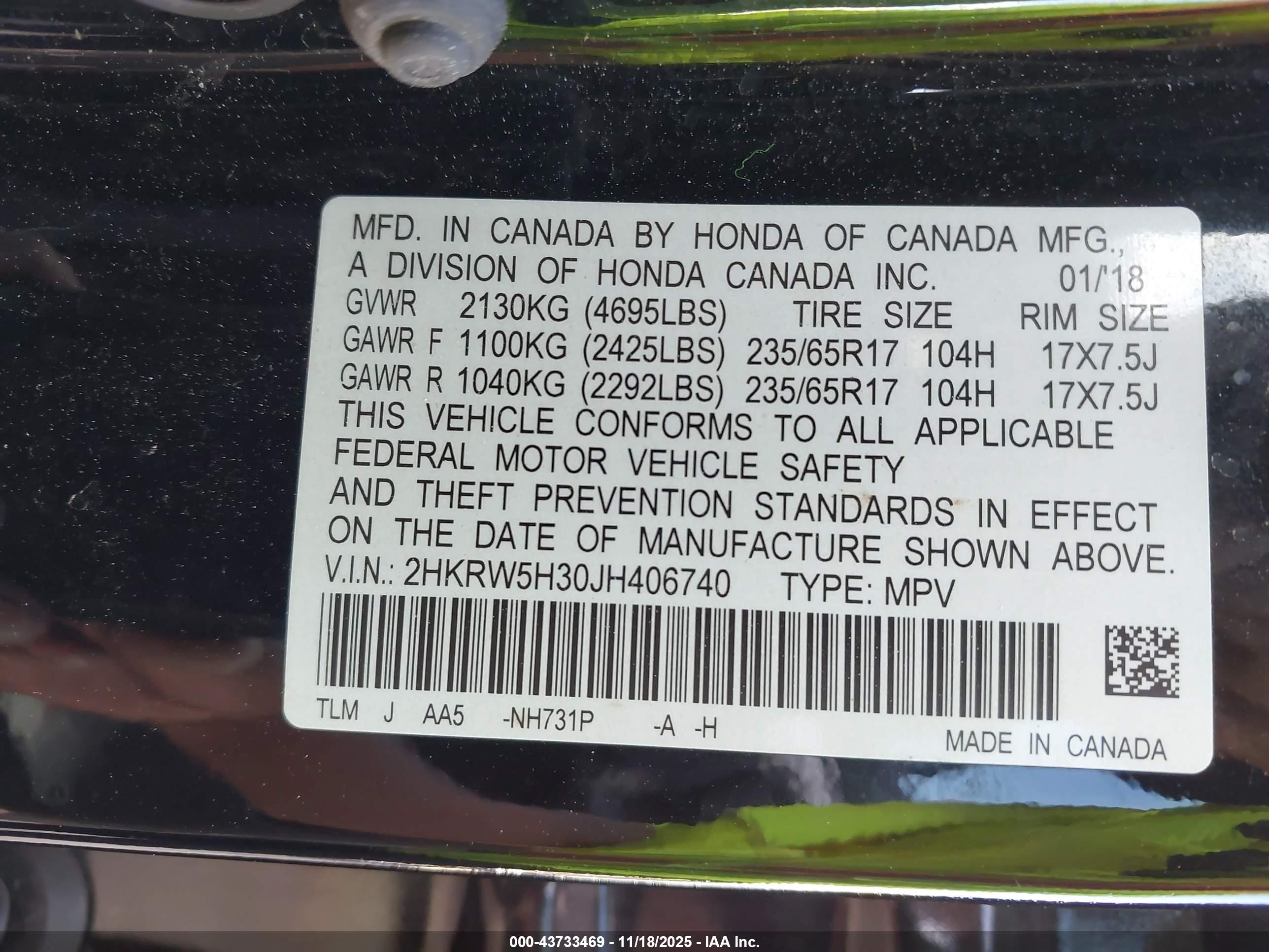 HONDA CR-V image 9