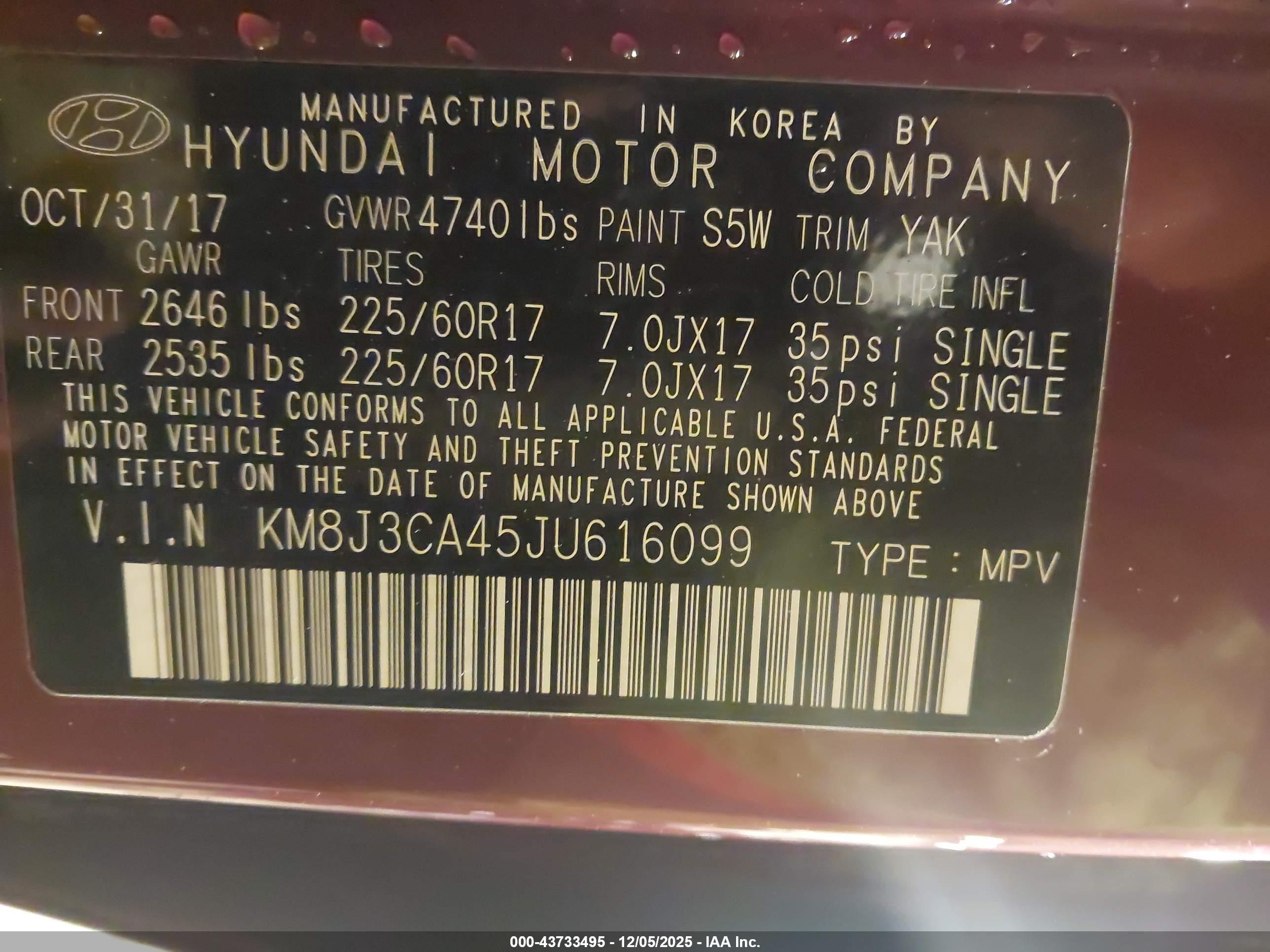 HYUNDAI TUCSON image 9