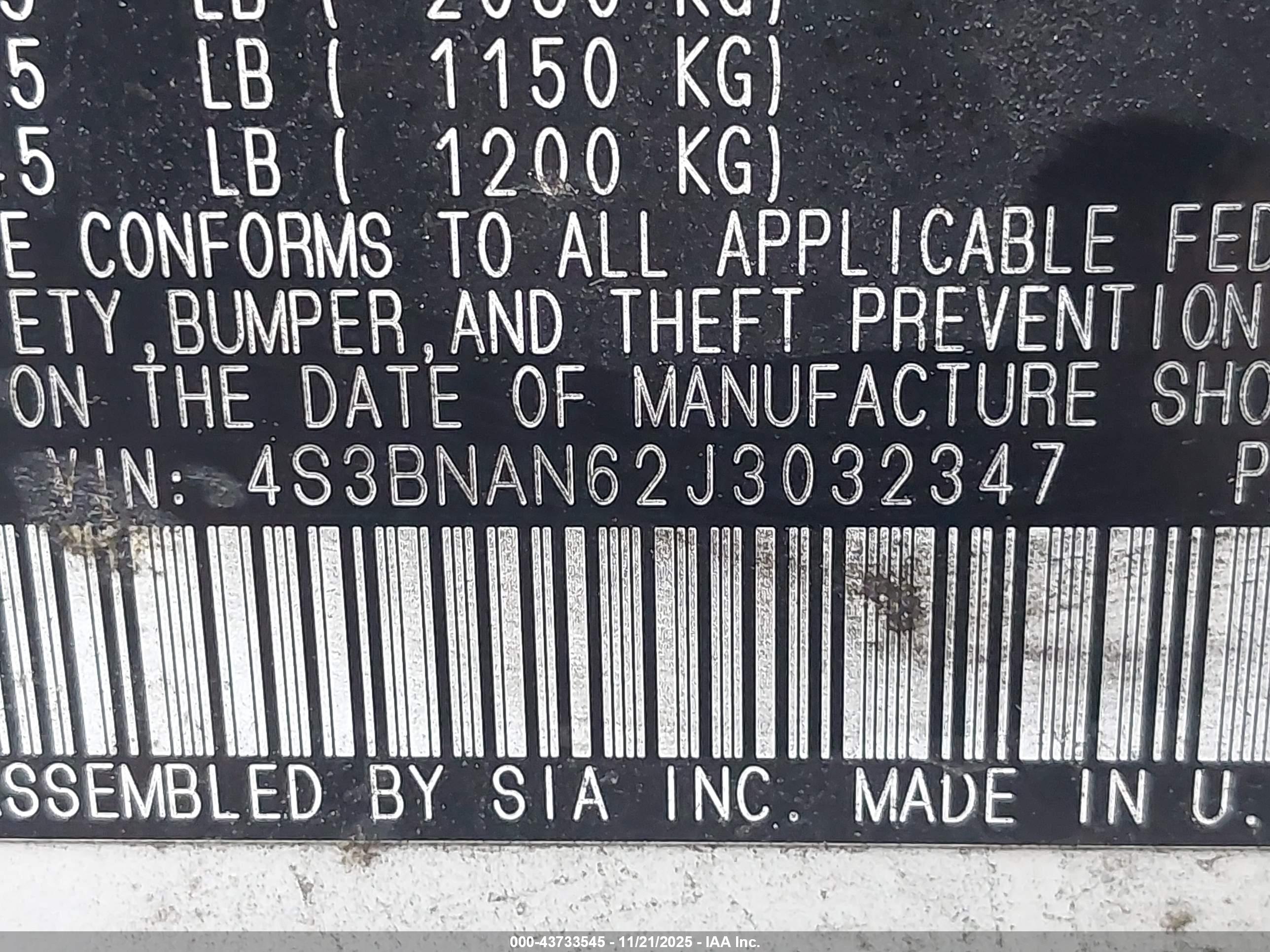 SUBARU LEGACY image 9