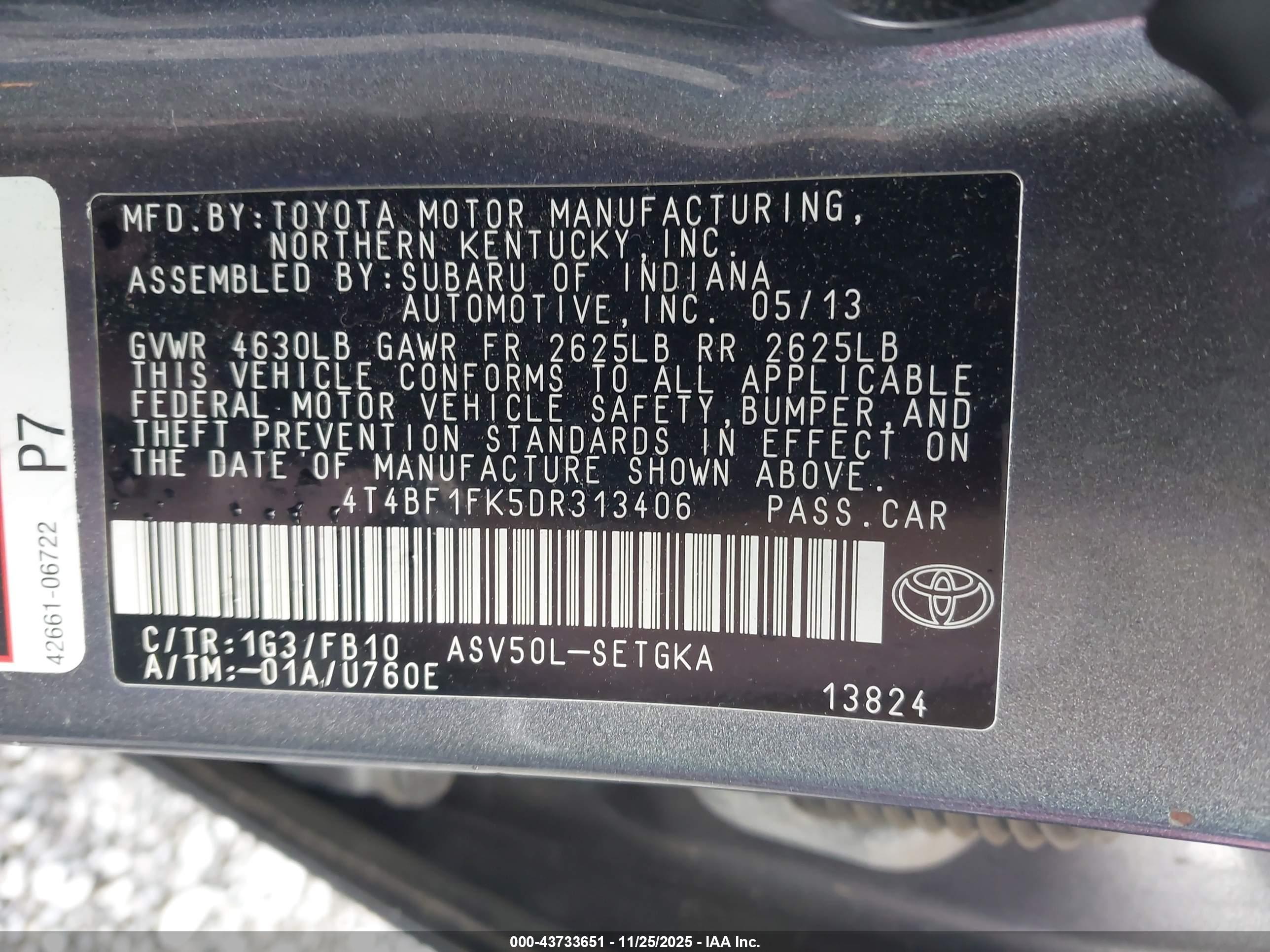 TOYOTA CAMRY image 9