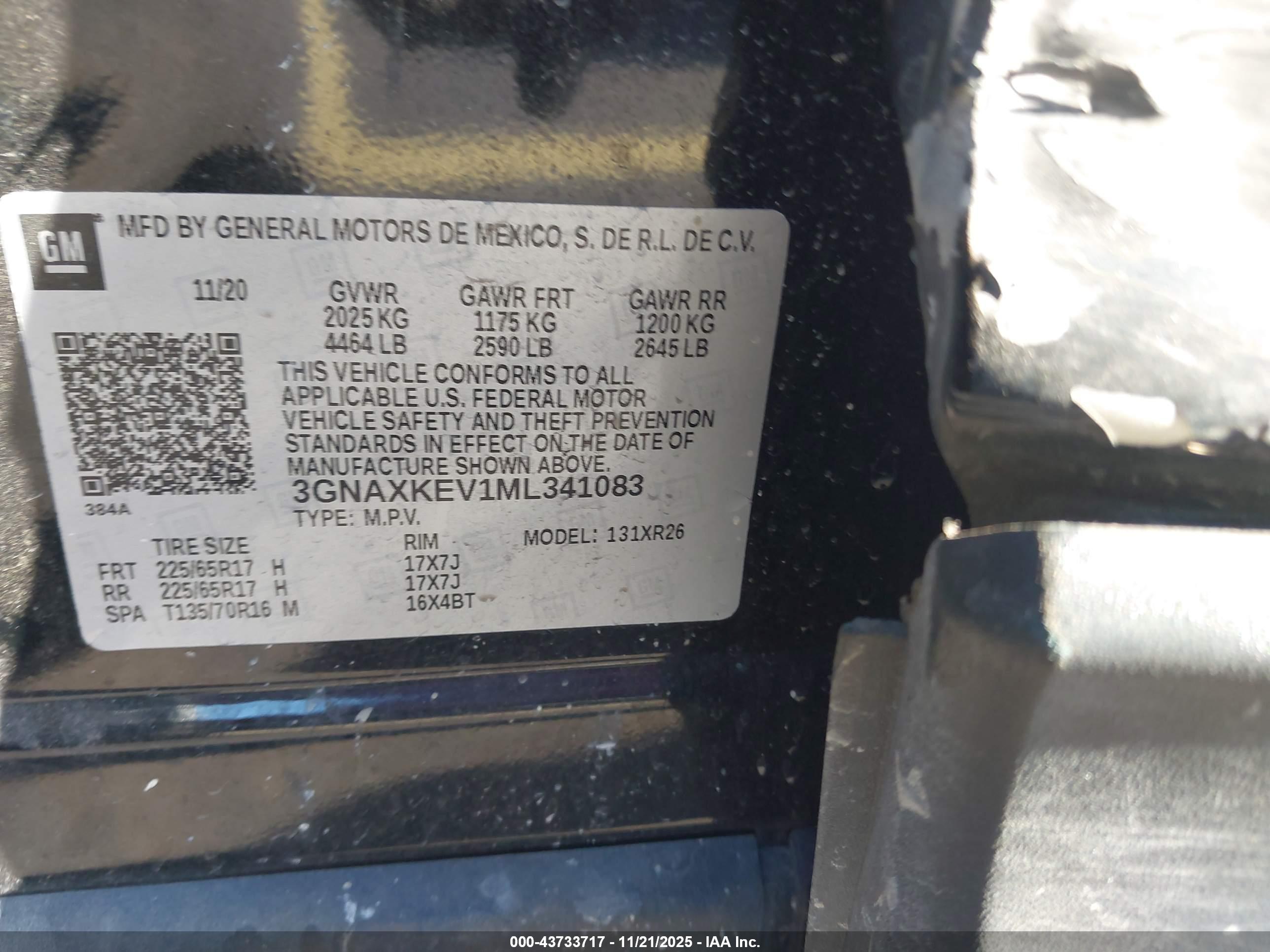 CHEVROLET EQUINOX image 9