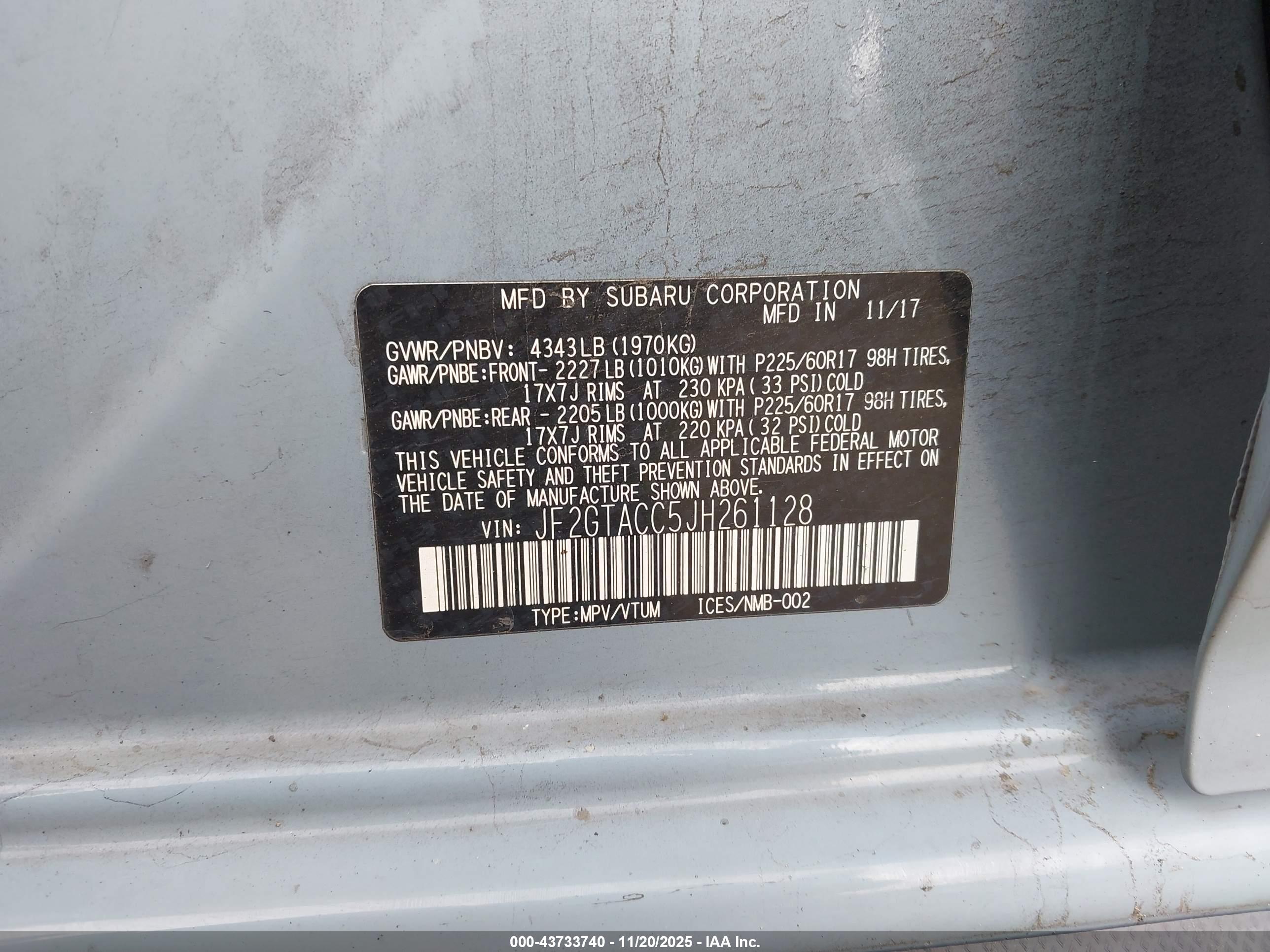 SUBARU CROSSTREK image 9