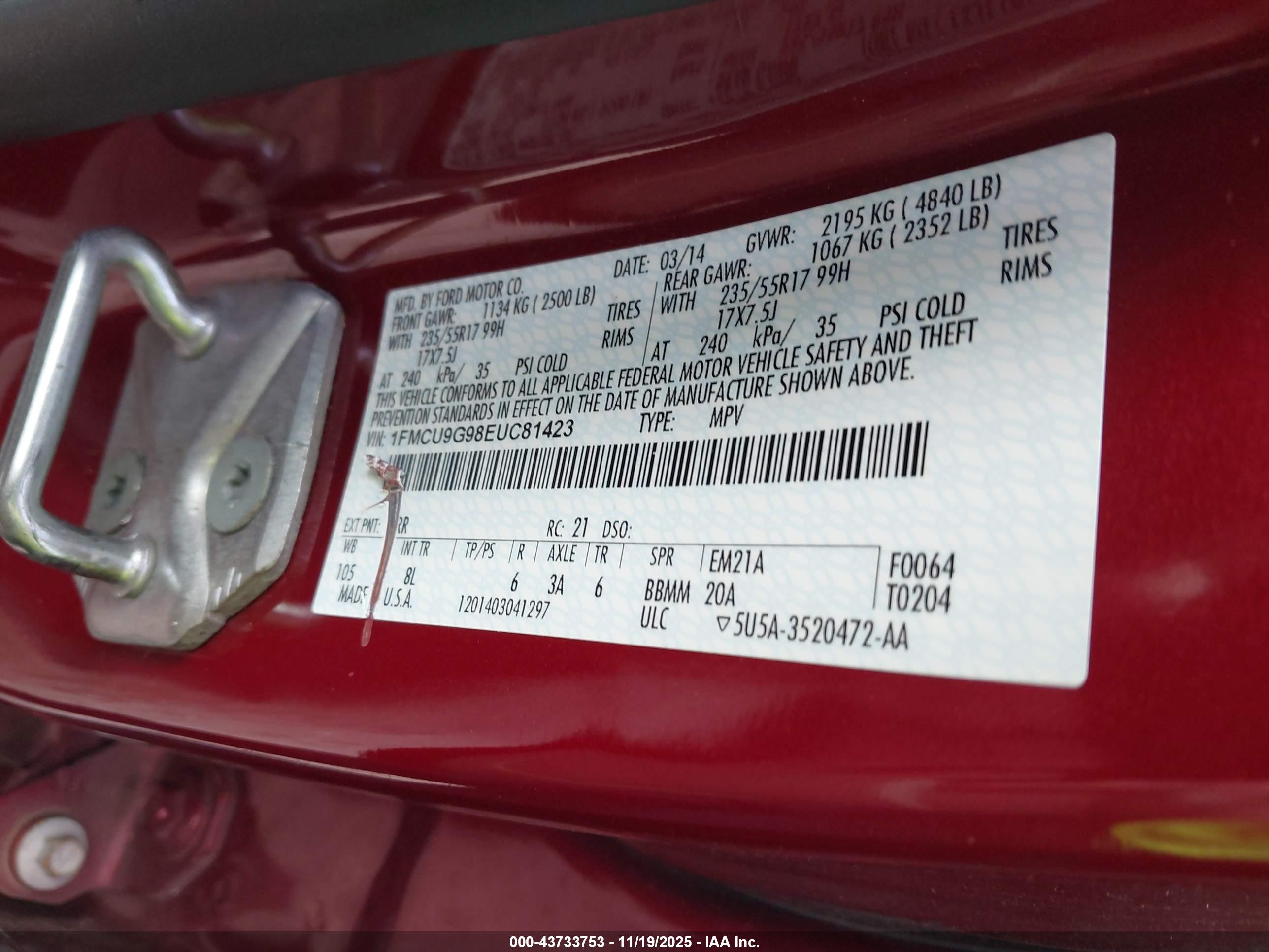 FORD ESCAPE image 9