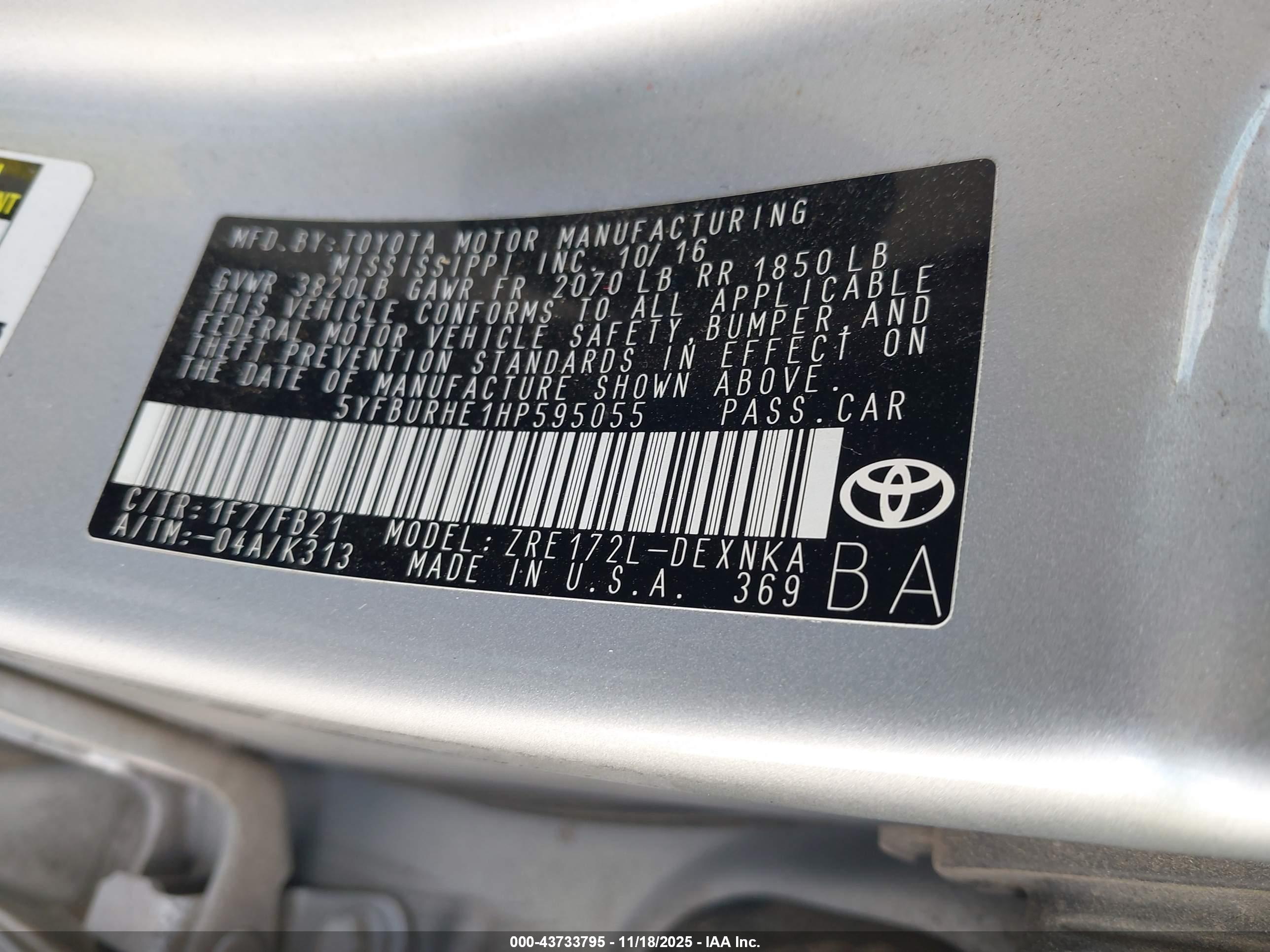 TOYOTA COROLLA image 9