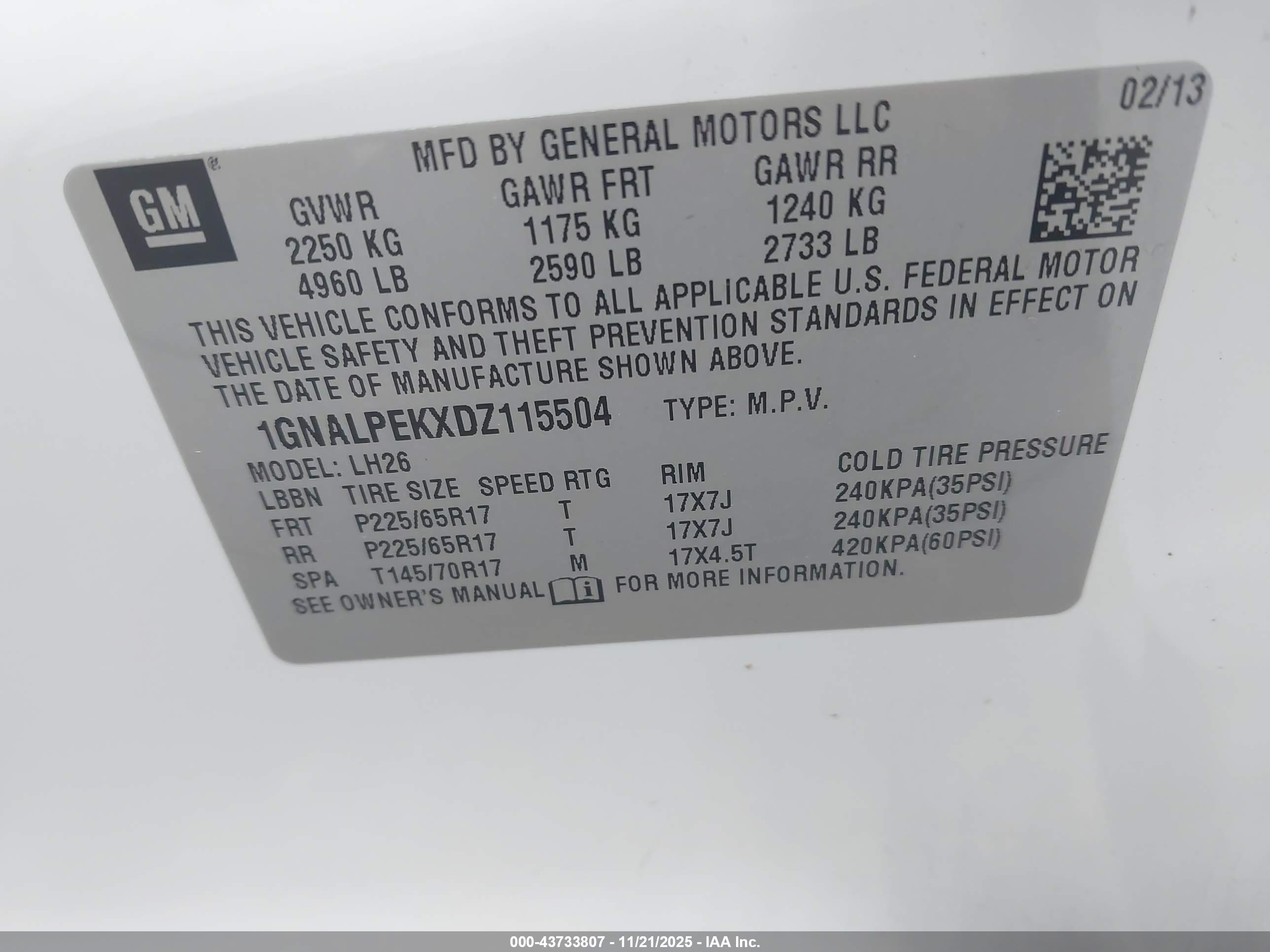 CHEVROLET EQUINOX image 9