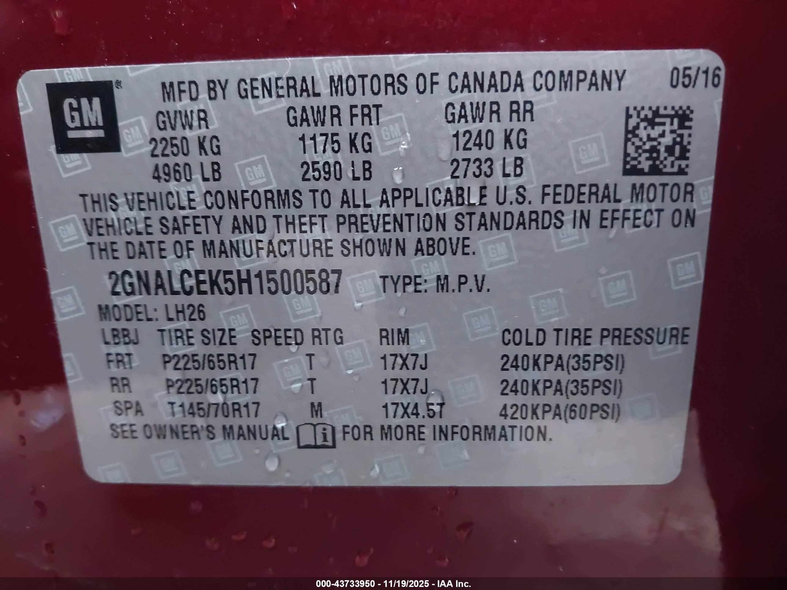CHEVROLET EQUINOX image 9