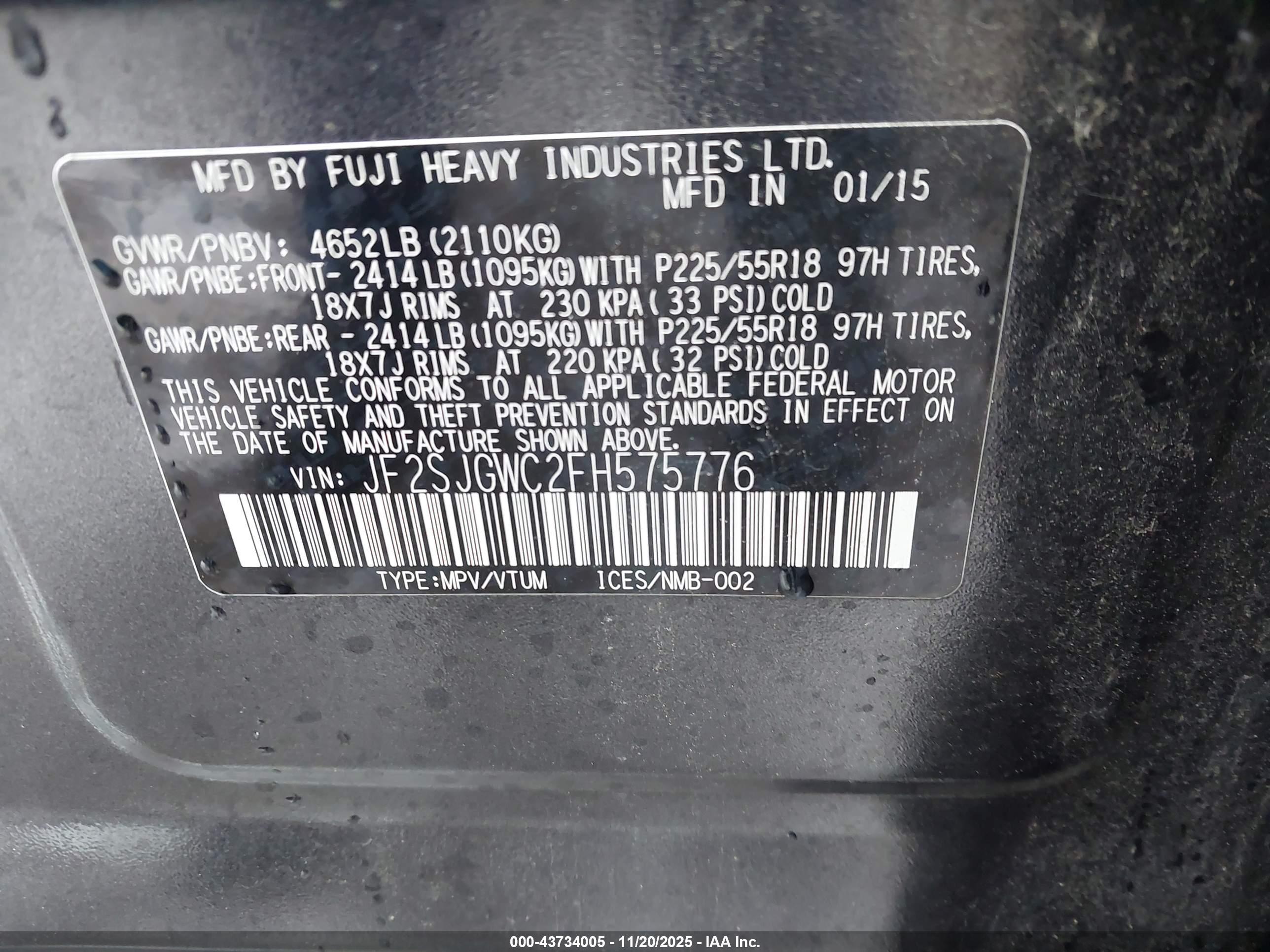 SUBARU FORESTER image 9