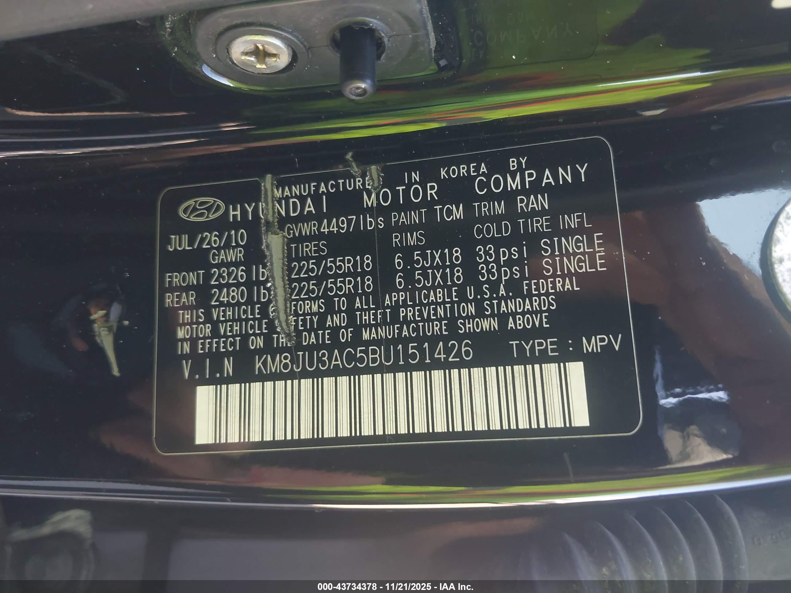 HYUNDAI TUCSON image 9