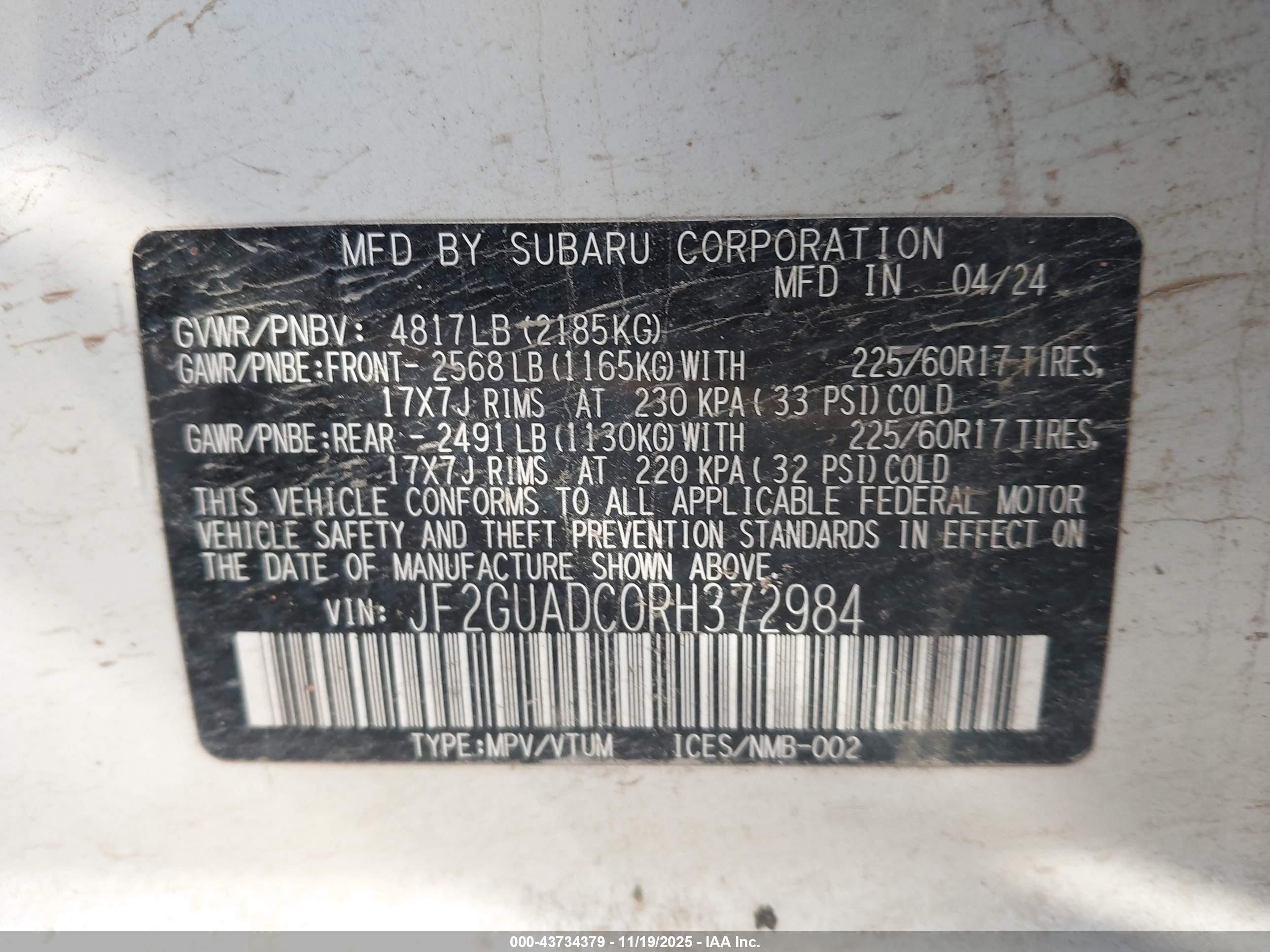 SUBARU CROSSTREK image 9