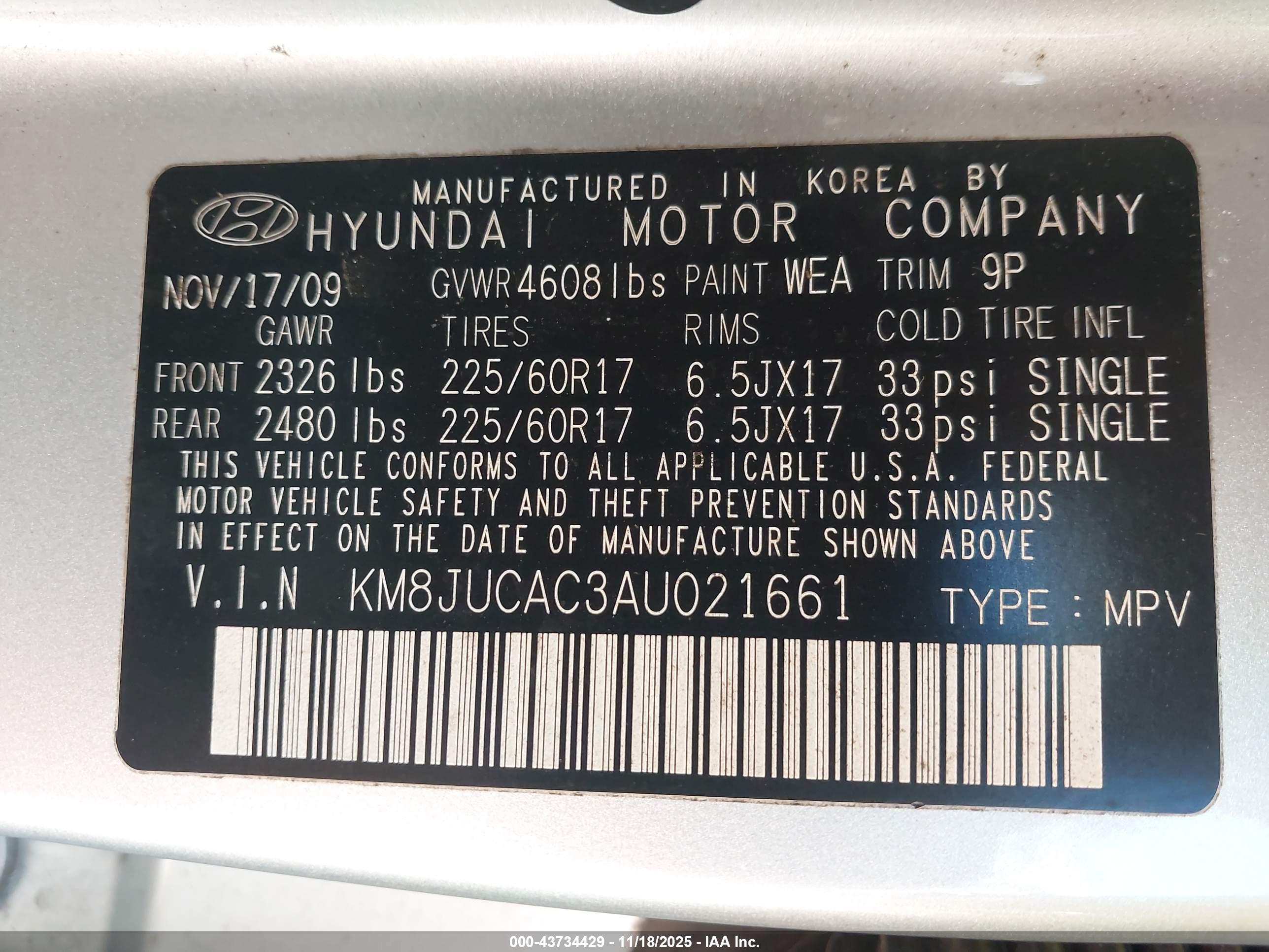 HYUNDAI TUCSON image 9