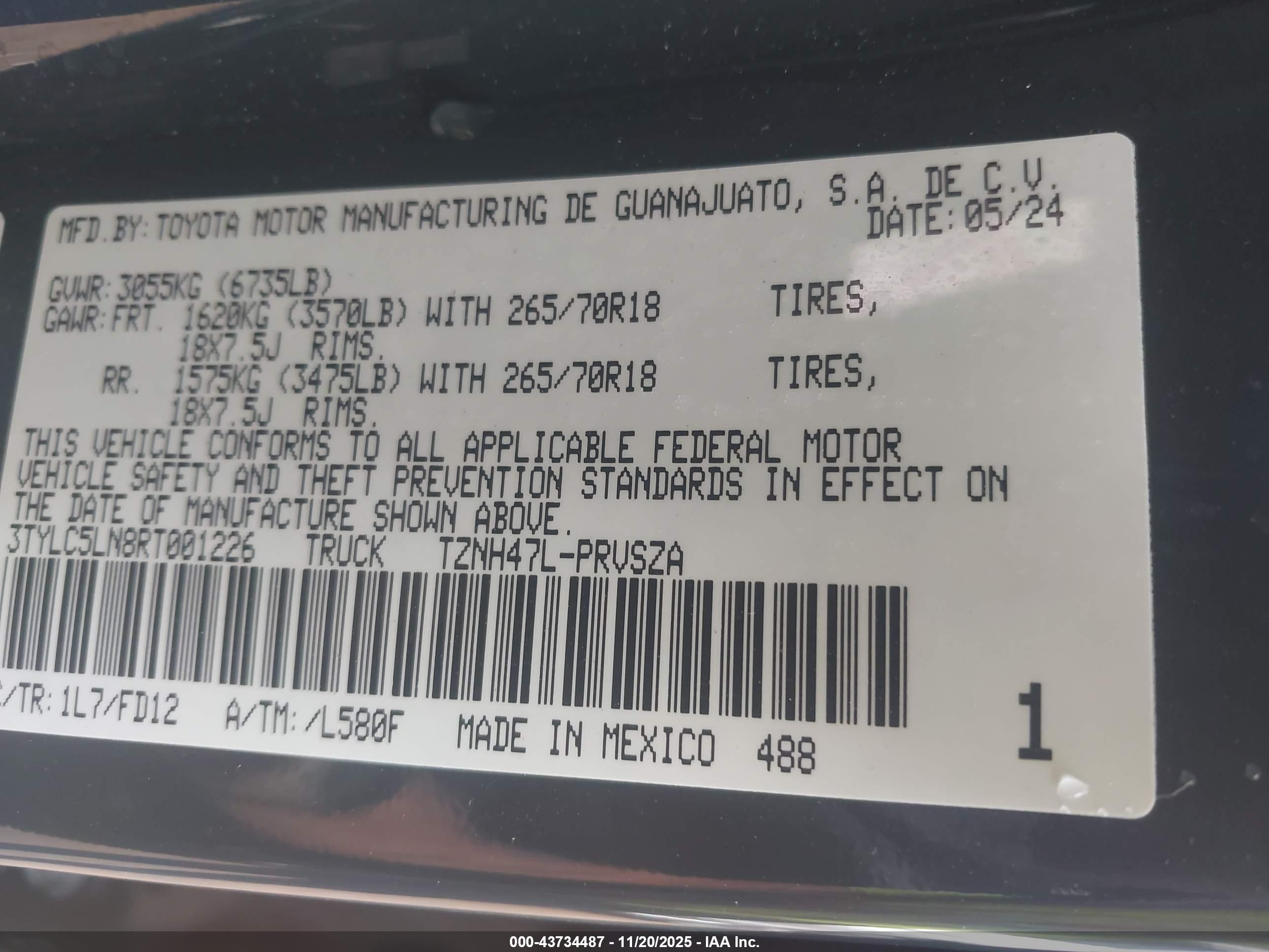 TOYOTA TACOMA image 9