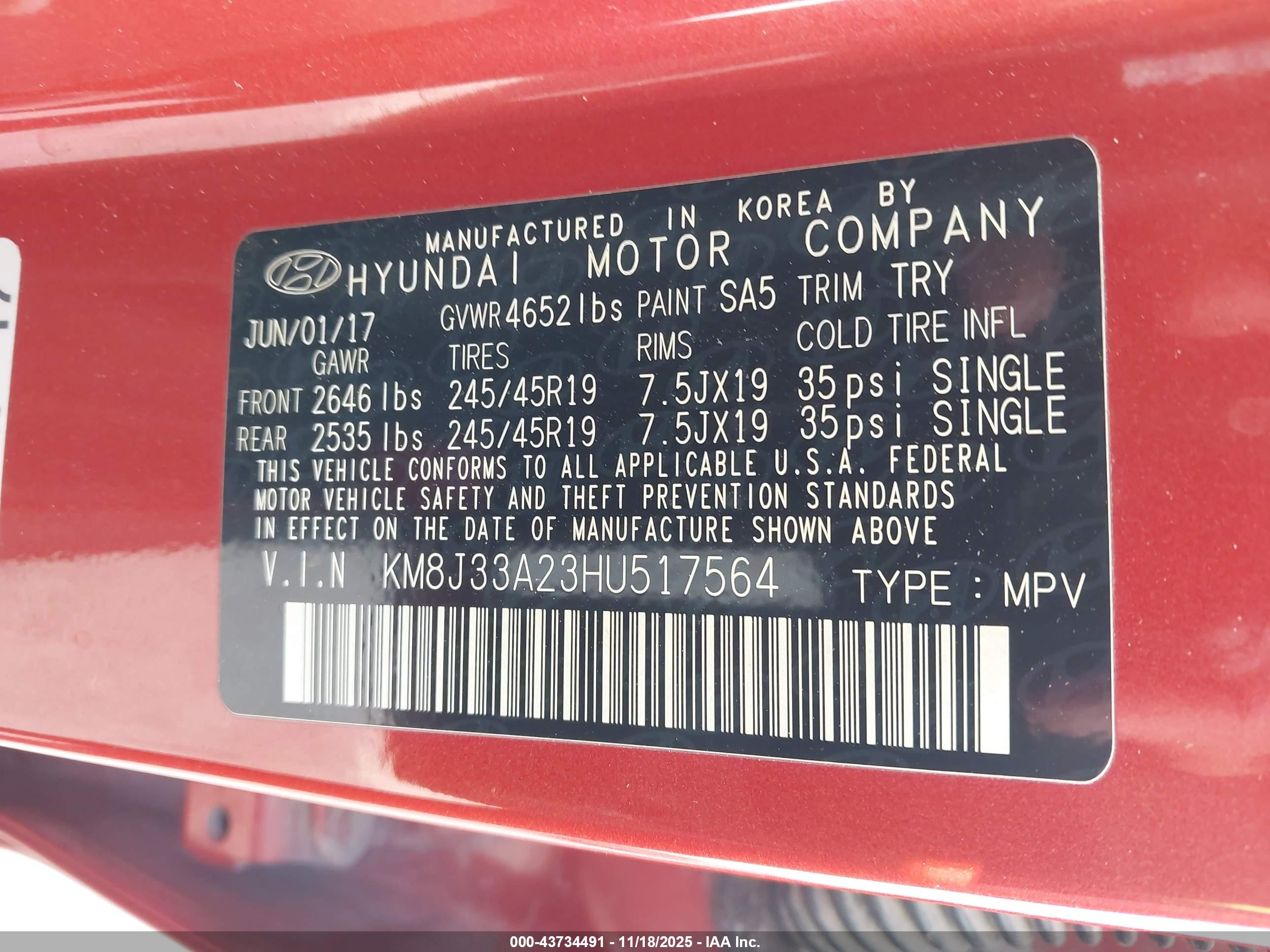 HYUNDAI TUCSON image 9