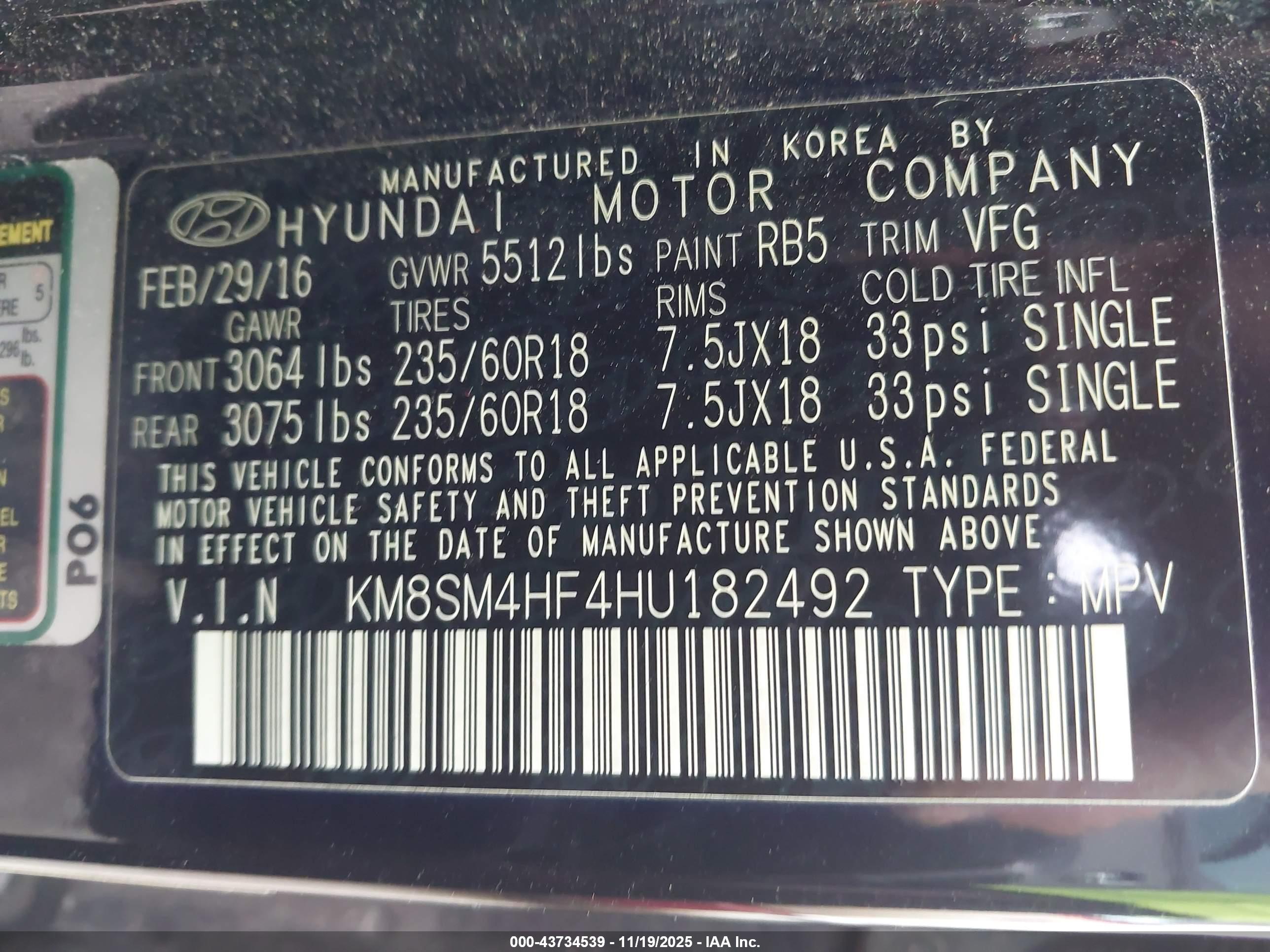 HYUNDAI SANTA image 9