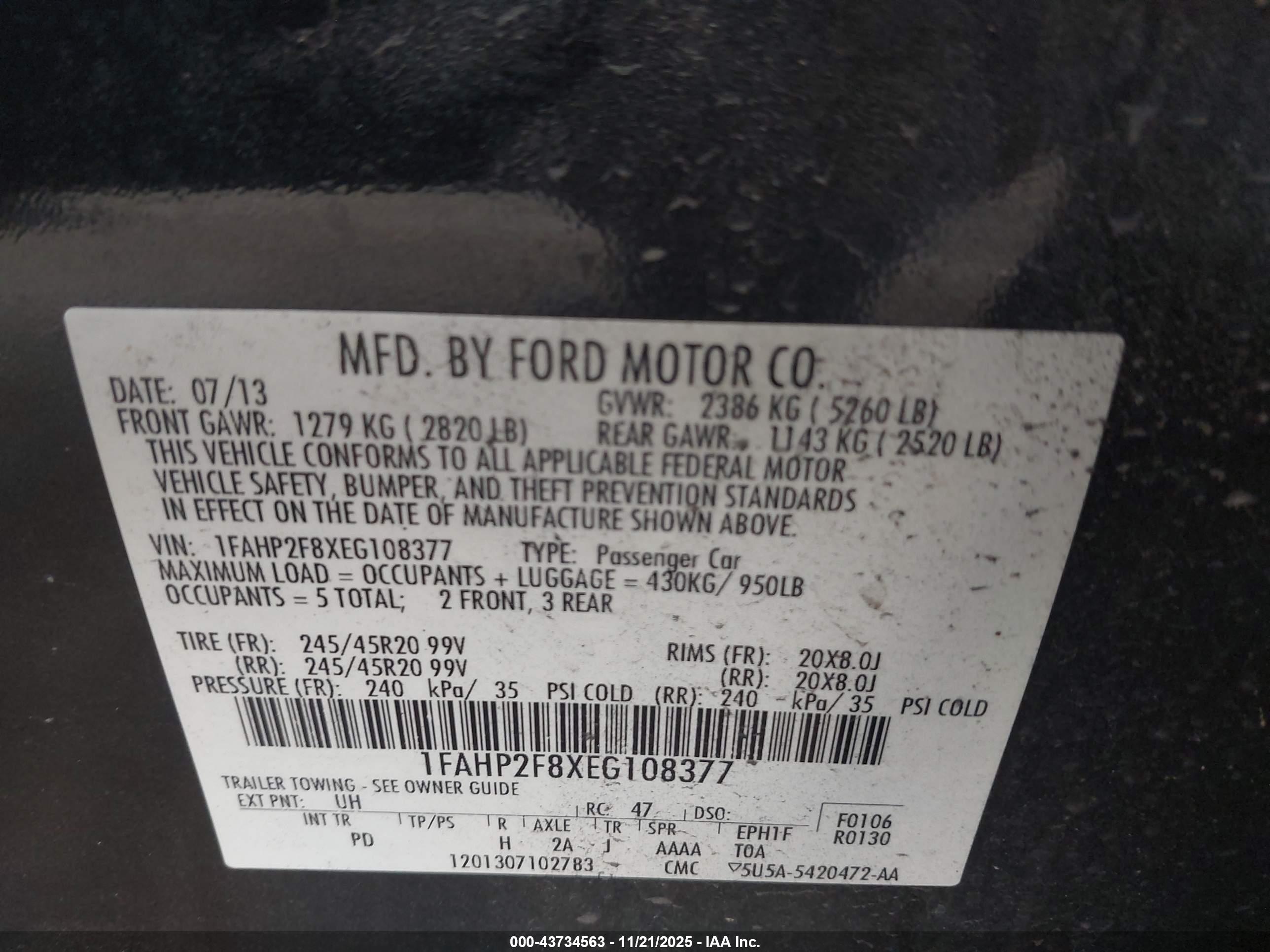 FORD TAURUS image 9